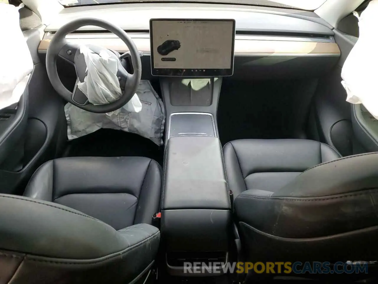 8 fotografías del automóvil dañado 7SAYGDEF5NF454159 TESLA MODEL Y 2022