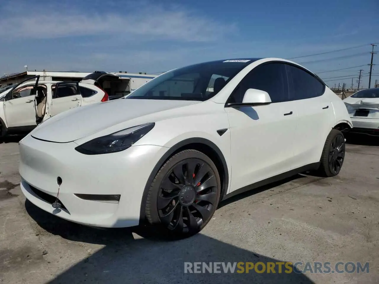 1 fotografías del automóvil dañado 7SAYGDEF5NF456543 TESLA MODEL Y 2022