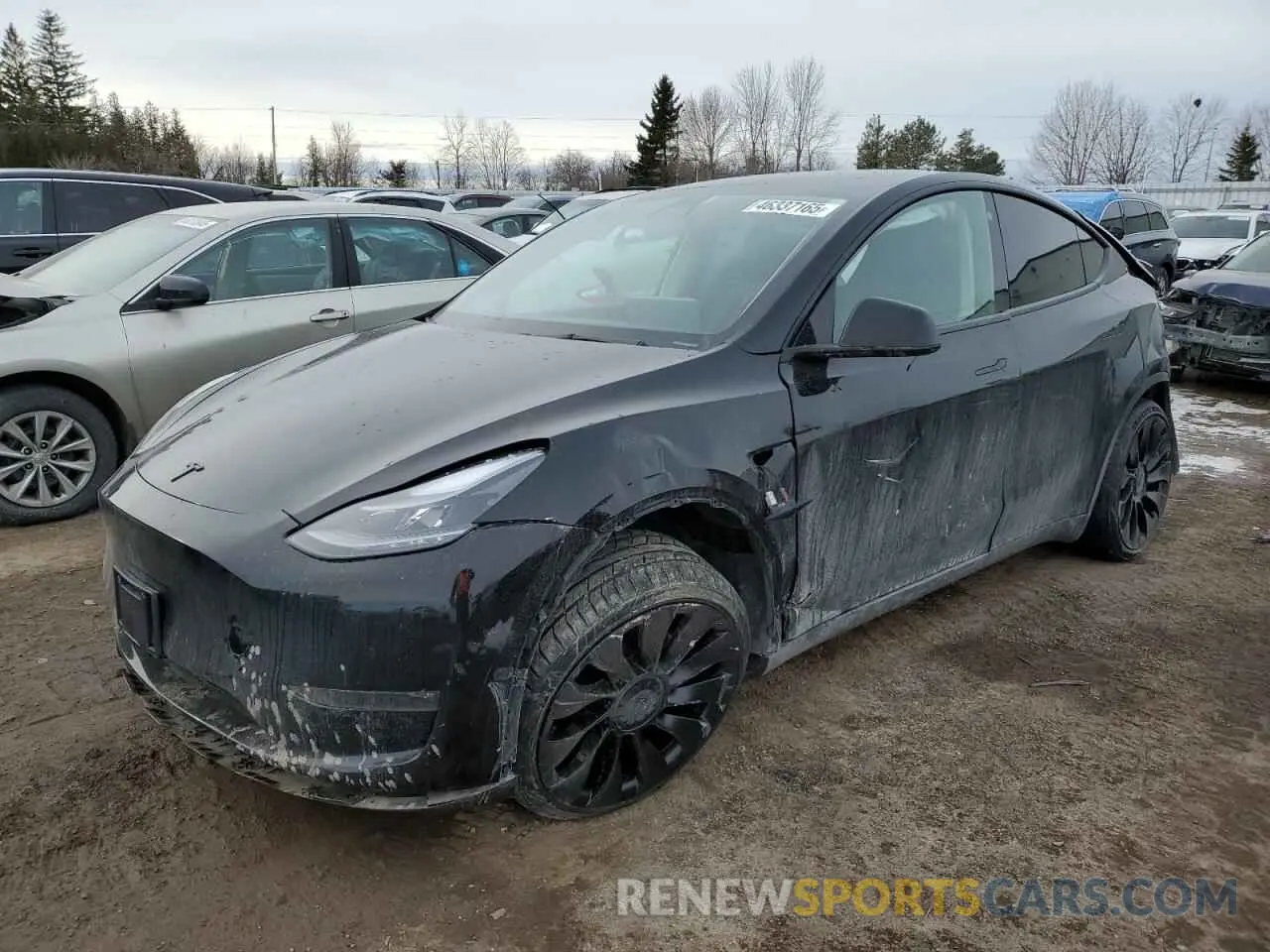 1 fotografías del automóvil dañado 7SAYGDEF5NF512464 TESLA MODEL Y 2022
