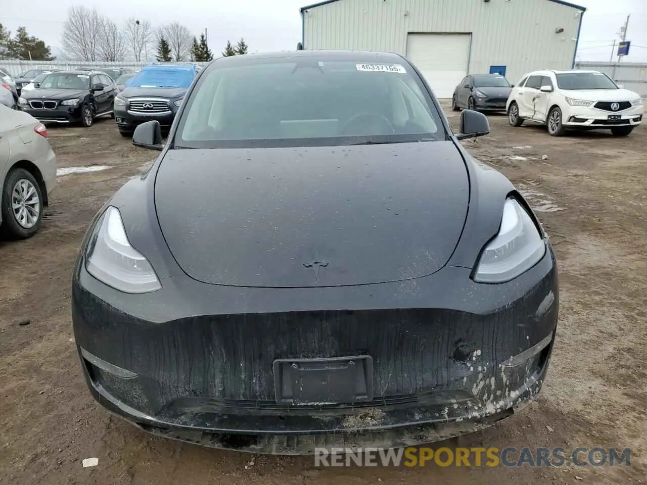 5 fotografías del automóvil dañado 7SAYGDEF5NF512464 TESLA MODEL Y 2022