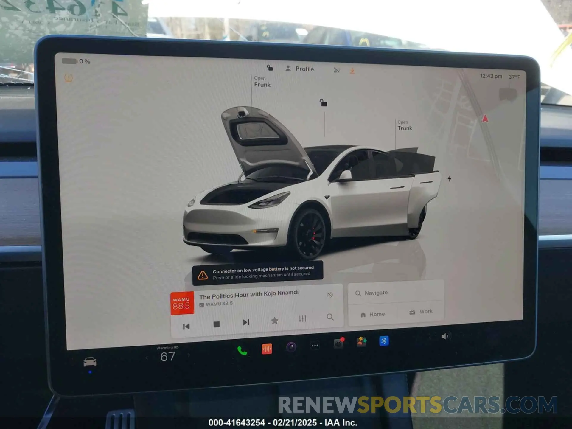 17 fotografías del automóvil dañado 7SAYGDEF5NF542189 TESLA MODEL Y 2022