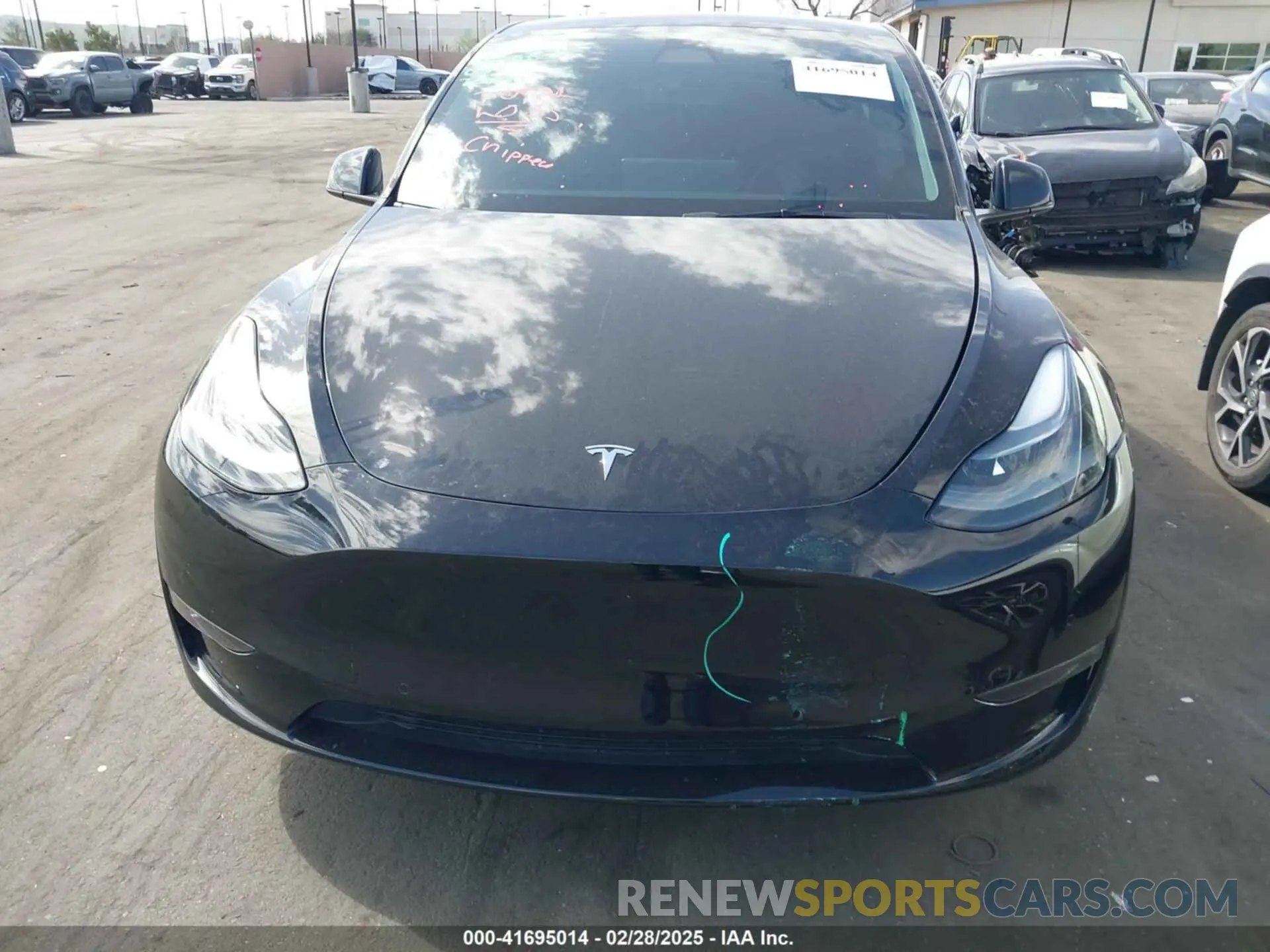 10 fotografías del automóvil dañado 7SAYGDEF5NF550549 TESLA MODEL Y 2022