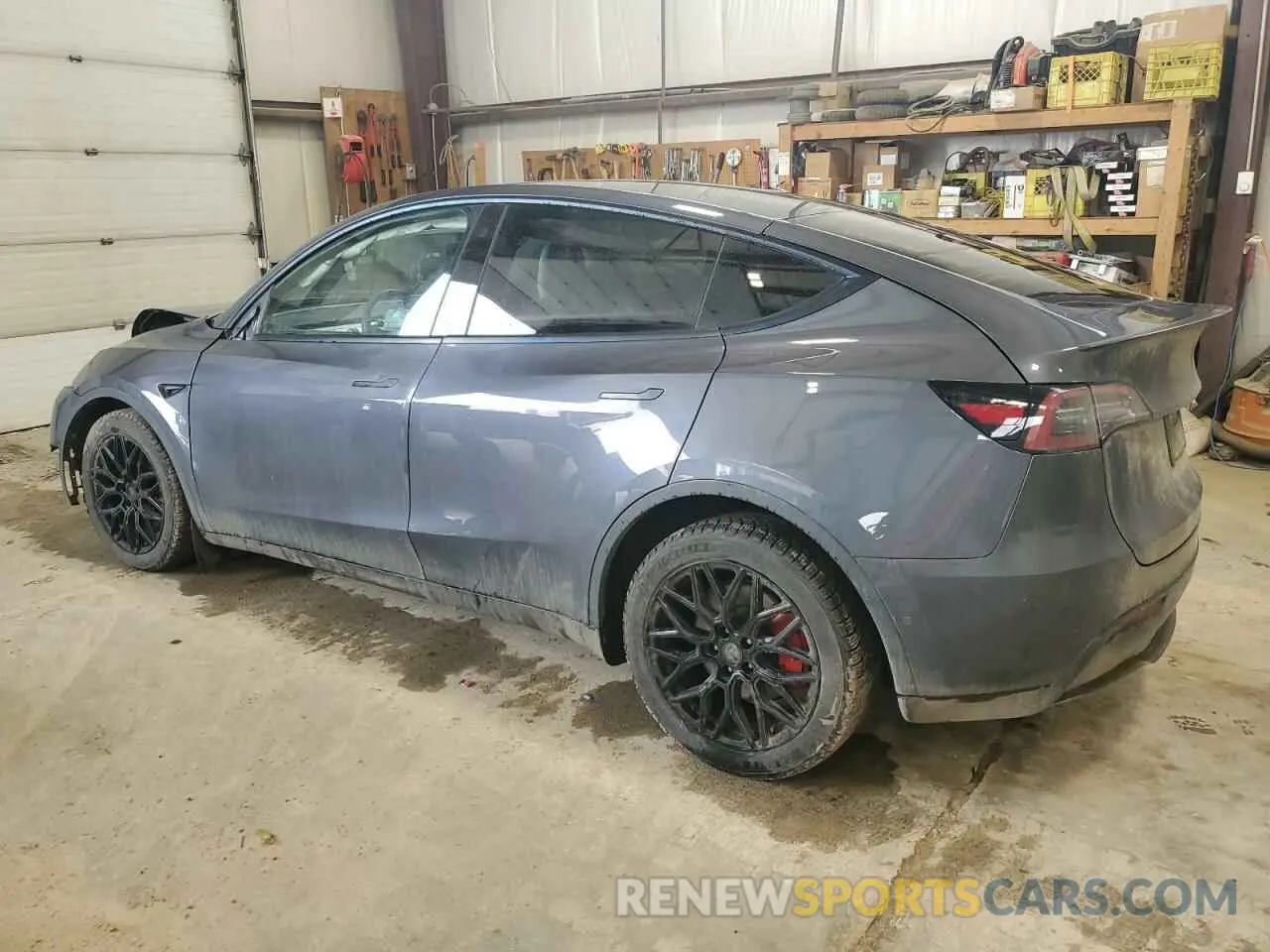 2 fotografías del automóvil dañado 7SAYGDEF6NF327016 TESLA MODEL Y 2022