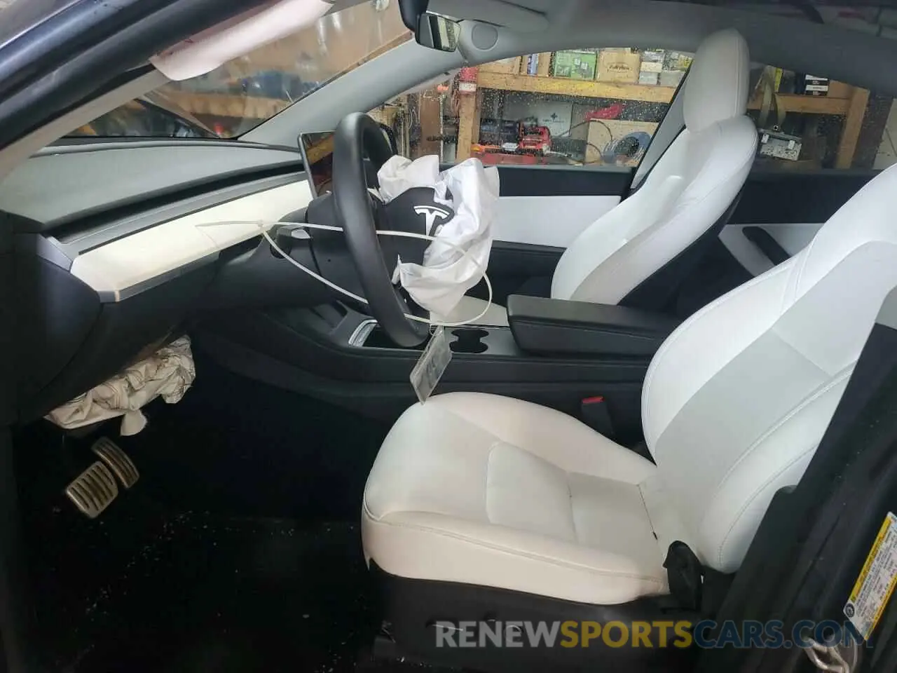 7 fotografías del automóvil dañado 7SAYGDEF6NF327016 TESLA MODEL Y 2022