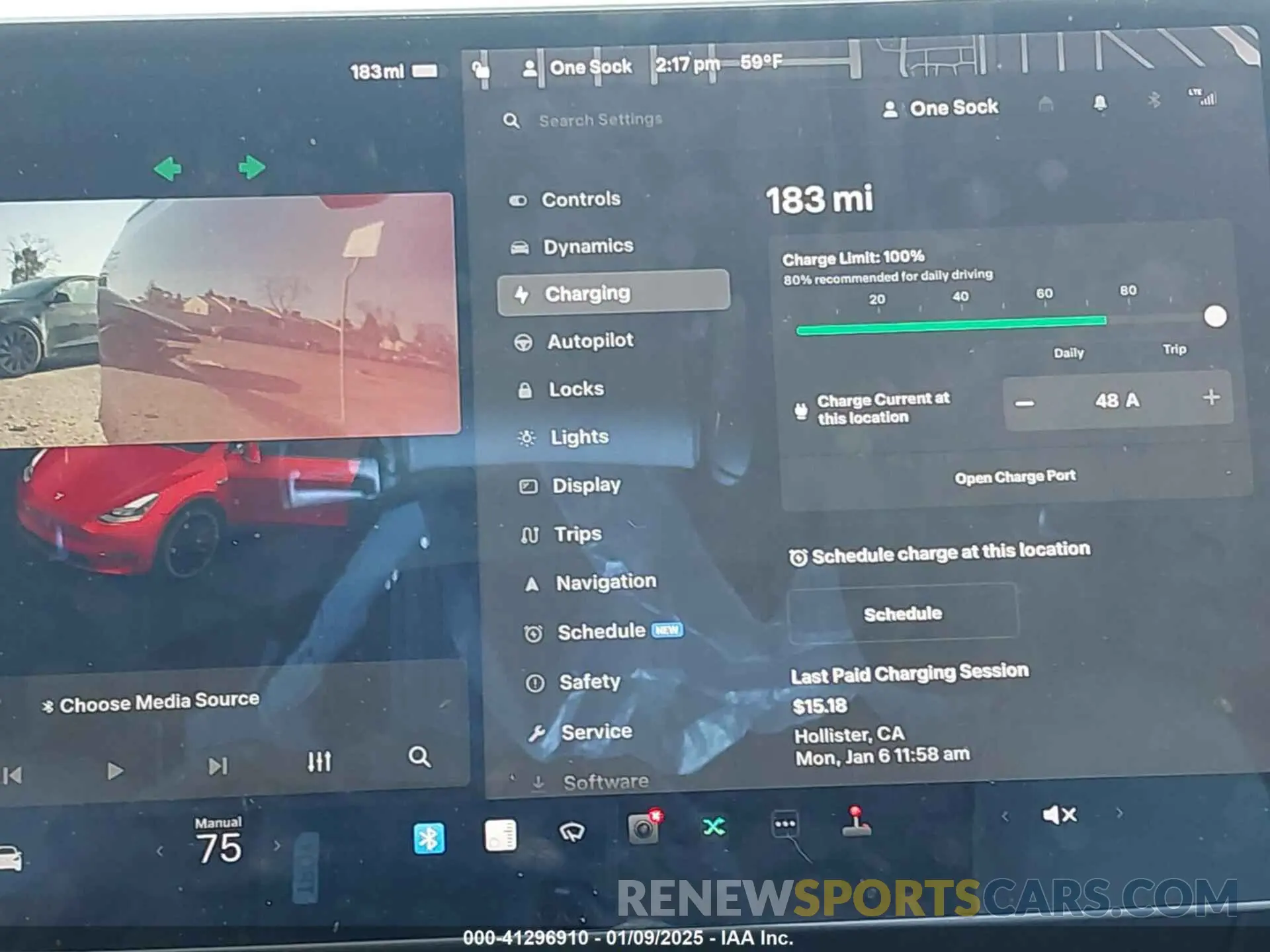 17 fotografías del automóvil dañado 7SAYGDEF6NF345256 TESLA MODEL Y 2022