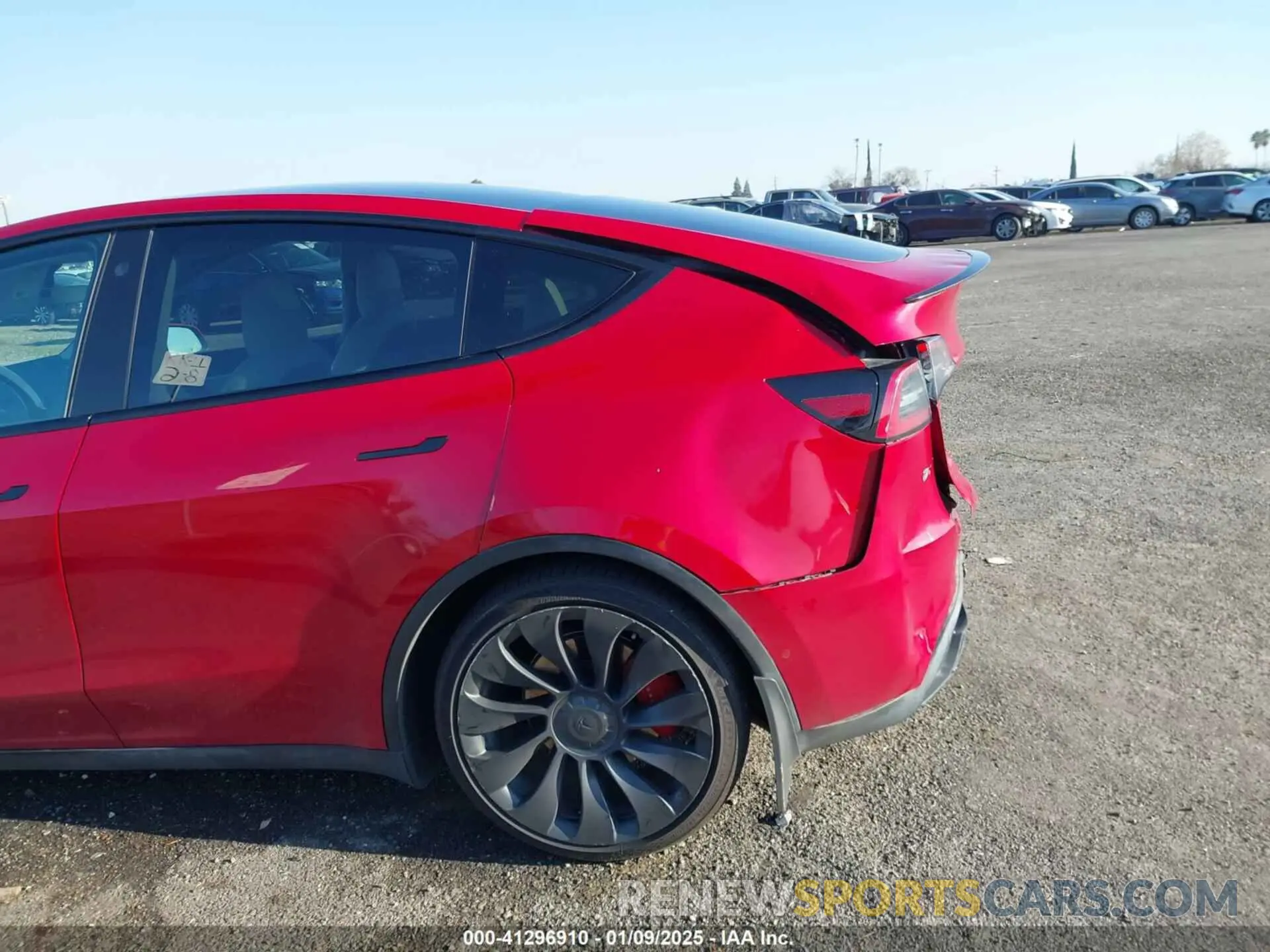 20 fotografías del automóvil dañado 7SAYGDEF6NF345256 TESLA MODEL Y 2022
