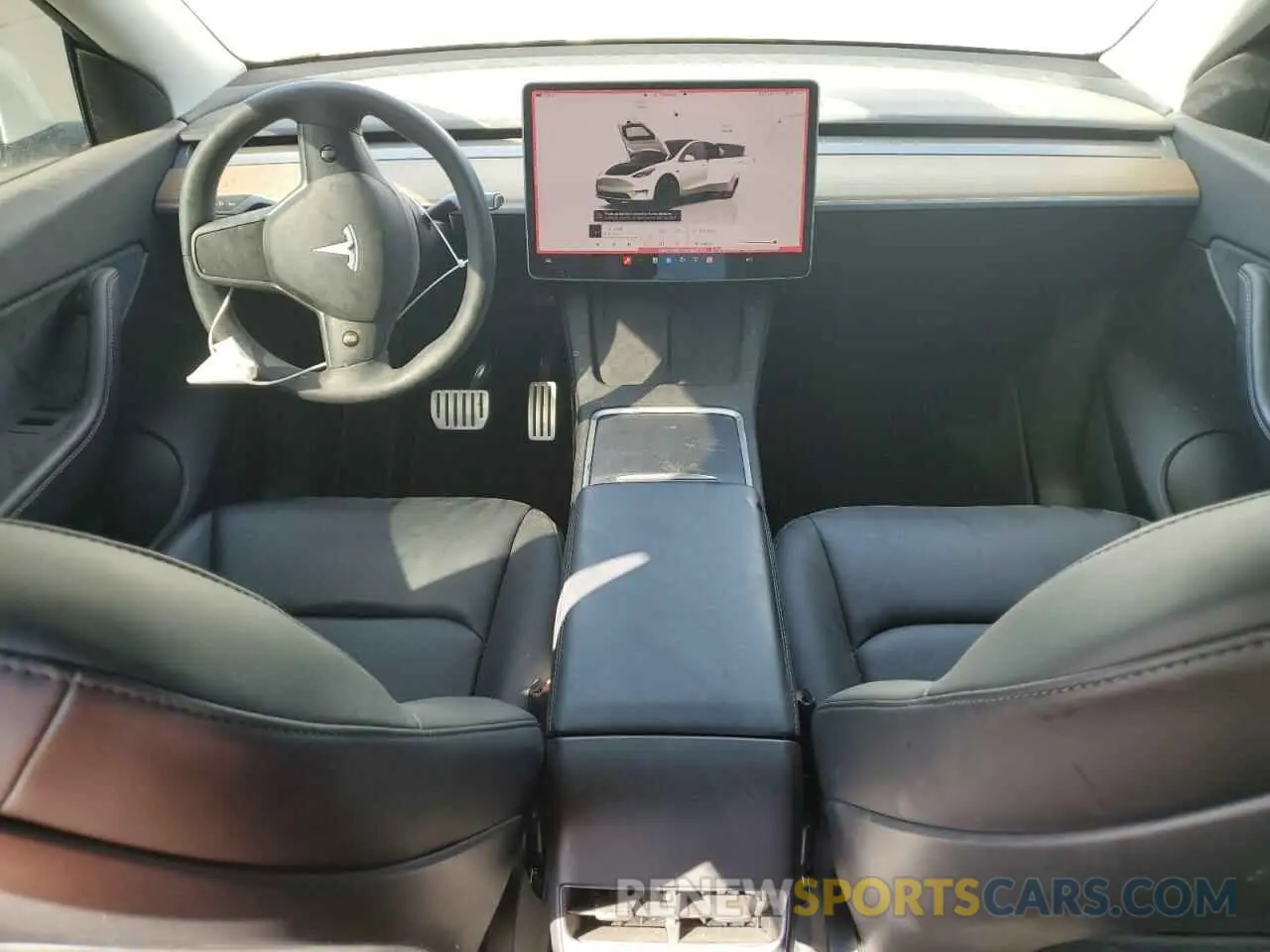 8 fotografías del automóvil dañado 7SAYGDEF6NF400031 TESLA MODEL Y 2022
