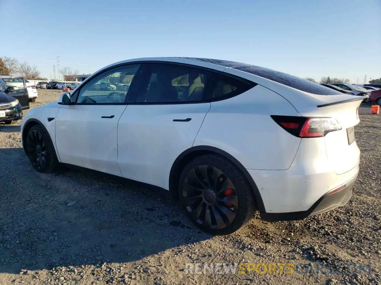 2 fotografías del automóvil dañado 7SAYGDEF6NF407299 TESLA MODEL Y 2022