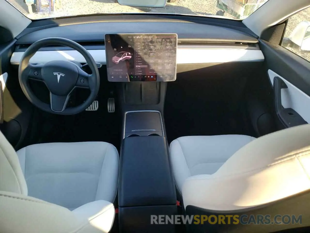 8 fotografías del automóvil dañado 7SAYGDEF6NF407299 TESLA MODEL Y 2022
