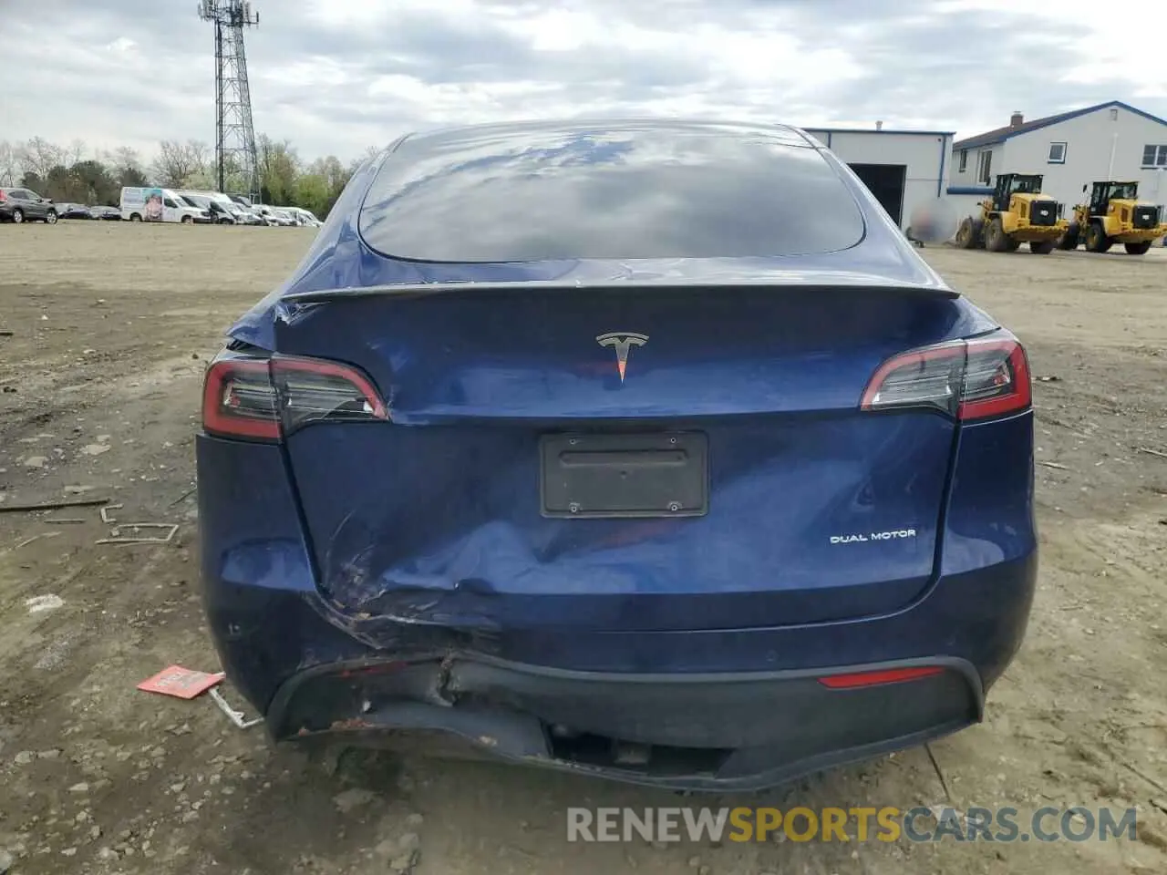 6 fotografías del automóvil dañado 7SAYGDEF6NF448872 TESLA MODEL Y 2022