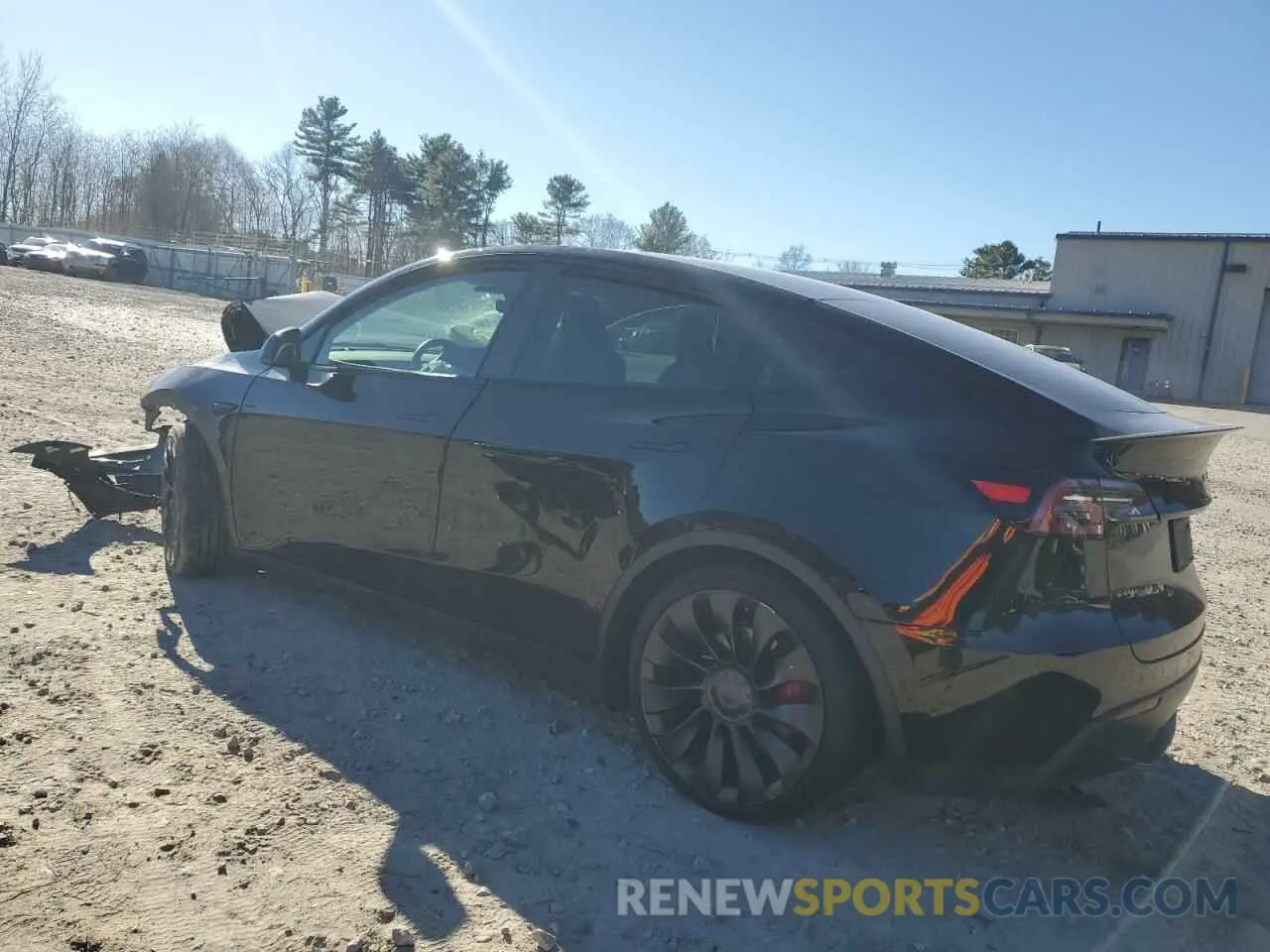 2 fotografías del automóvil dañado 7SAYGDEF6NF457183 TESLA MODEL Y 2022