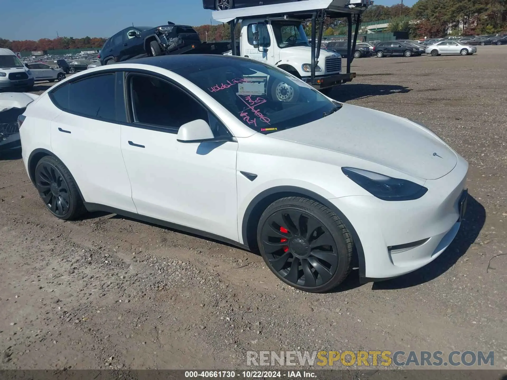 1 fotografías del automóvil dañado 7SAYGDEF6NF467860 TESLA MODEL Y 2022