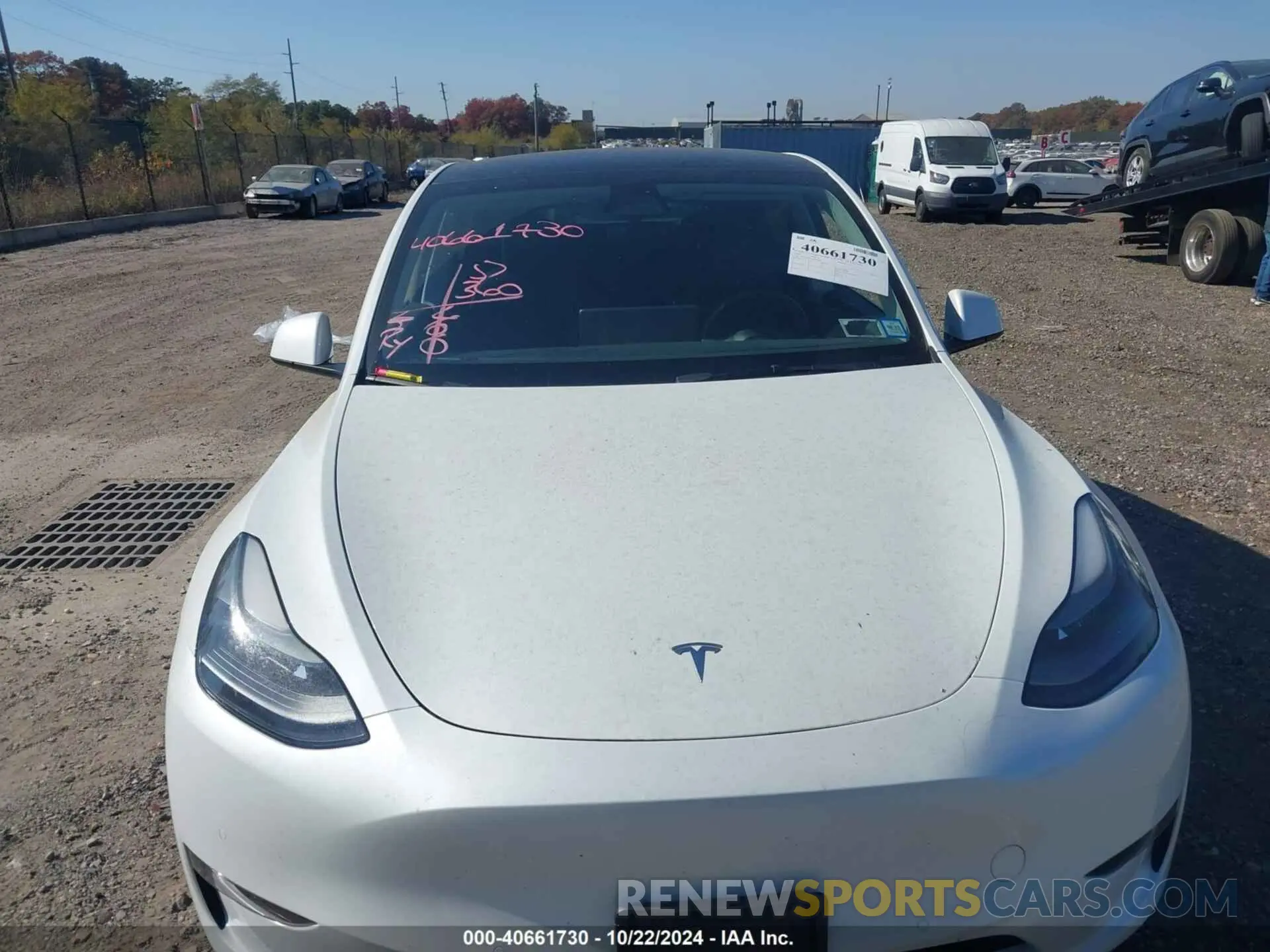 12 fotografías del automóvil dañado 7SAYGDEF6NF467860 TESLA MODEL Y 2022