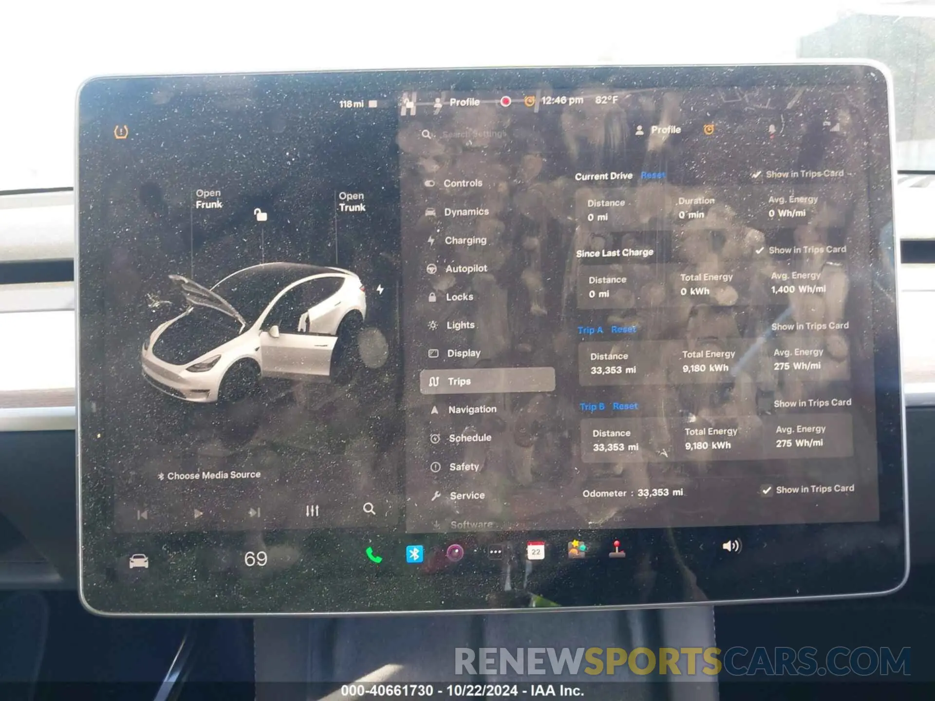 15 fotografías del automóvil dañado 7SAYGDEF6NF467860 TESLA MODEL Y 2022