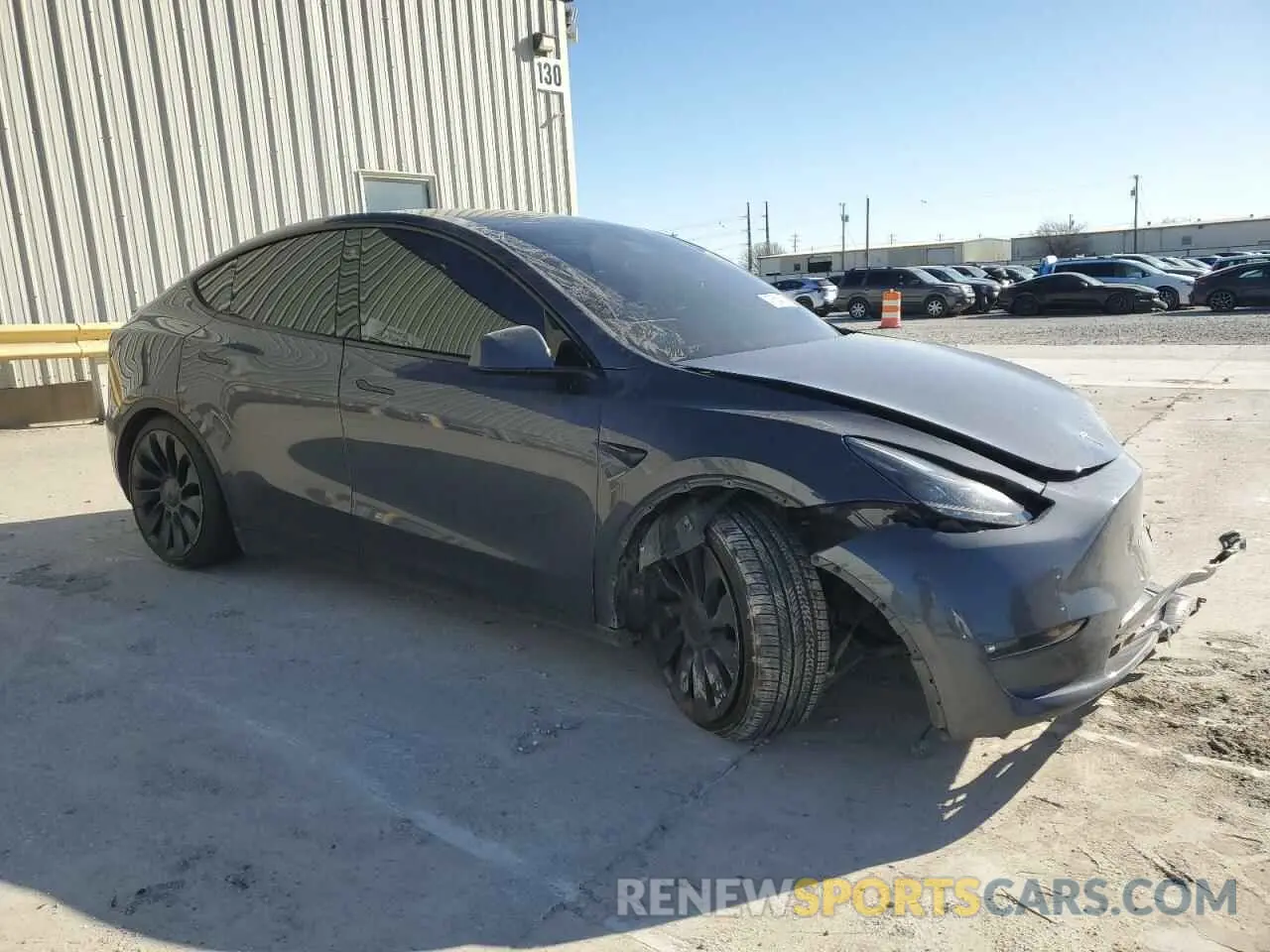 4 fotografías del automóvil dañado 7SAYGDEF6NF485288 TESLA MODEL Y 2022