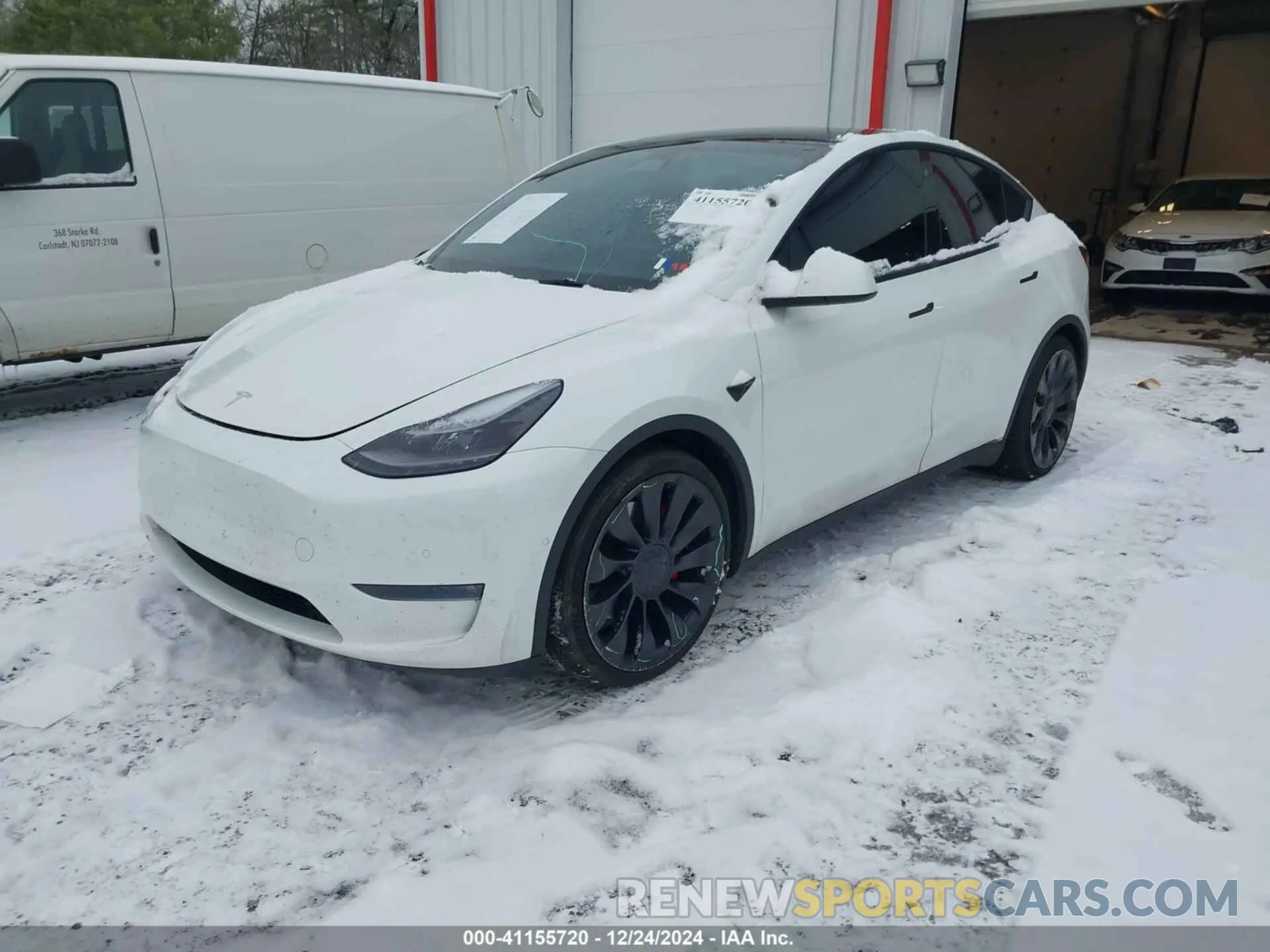 2 fotografías del automóvil dañado 7SAYGDEF6NF510920 TESLA MODEL Y 2022