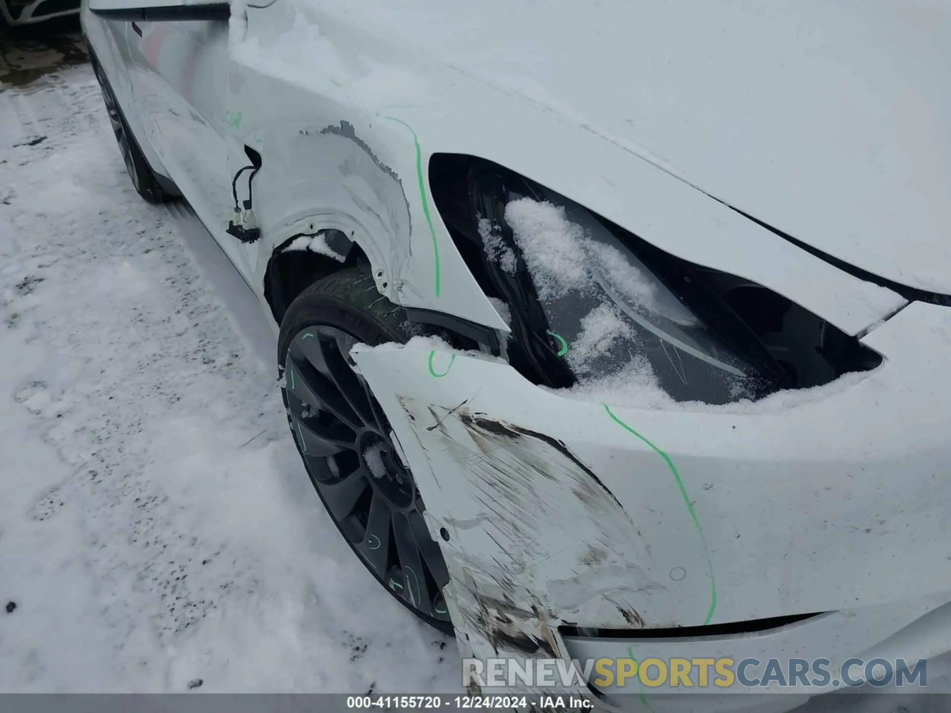 6 fotografías del automóvil dañado 7SAYGDEF6NF510920 TESLA MODEL Y 2022