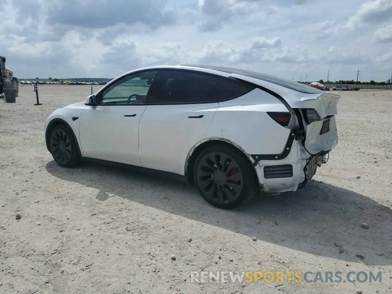 2 fotografías del automóvil dañado 7SAYGDEF6NF540029 TESLA MODEL Y 2022
