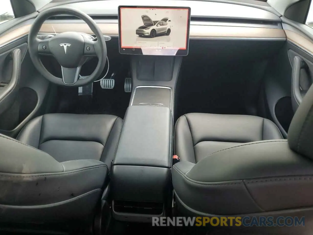 8 fotografías del automóvil dañado 7SAYGDEF6NF540029 TESLA MODEL Y 2022