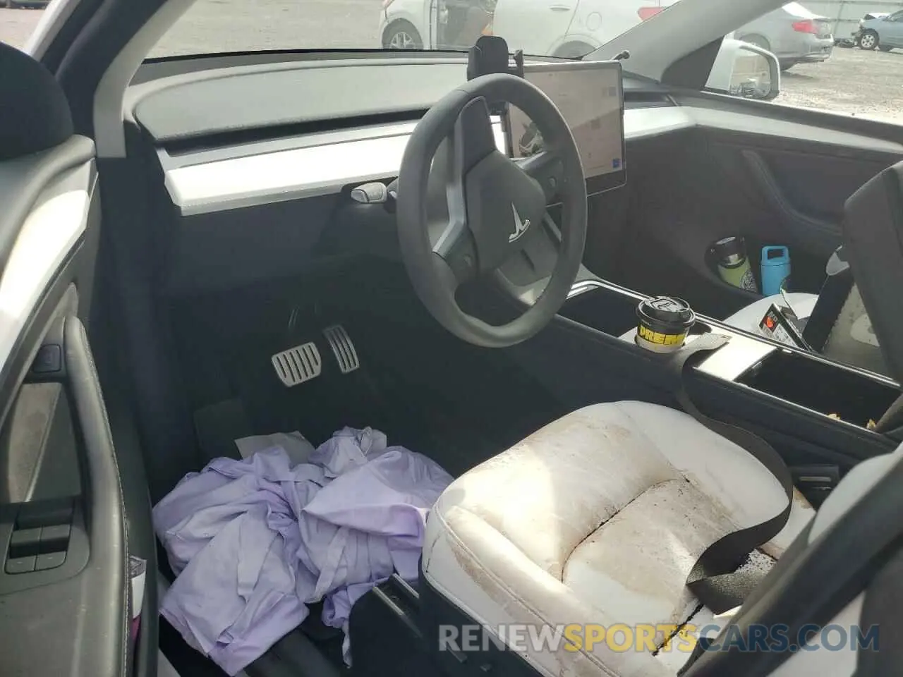 8 fotografías del automóvil dañado 7SAYGDEF6NF544193 TESLA MODEL Y 2022