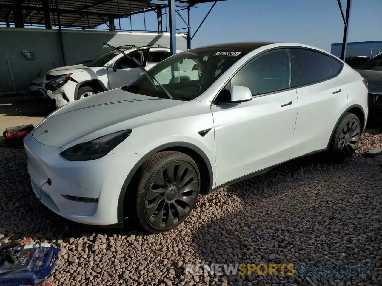 1 fotografías del automóvil dañado 7SAYGDEF7NF337571 TESLA MODEL Y 2022
