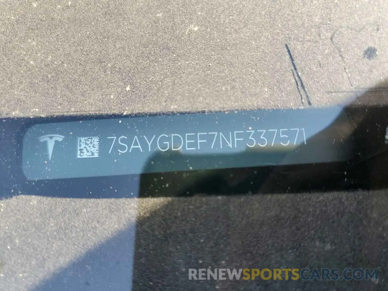 13 fotografías del automóvil dañado 7SAYGDEF7NF337571 TESLA MODEL Y 2022
