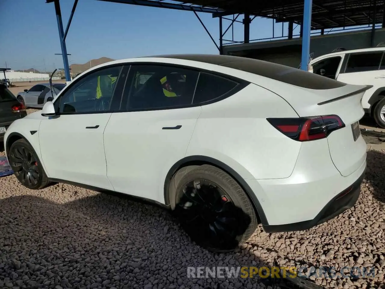 2 fotografías del automóvil dañado 7SAYGDEF7NF337571 TESLA MODEL Y 2022