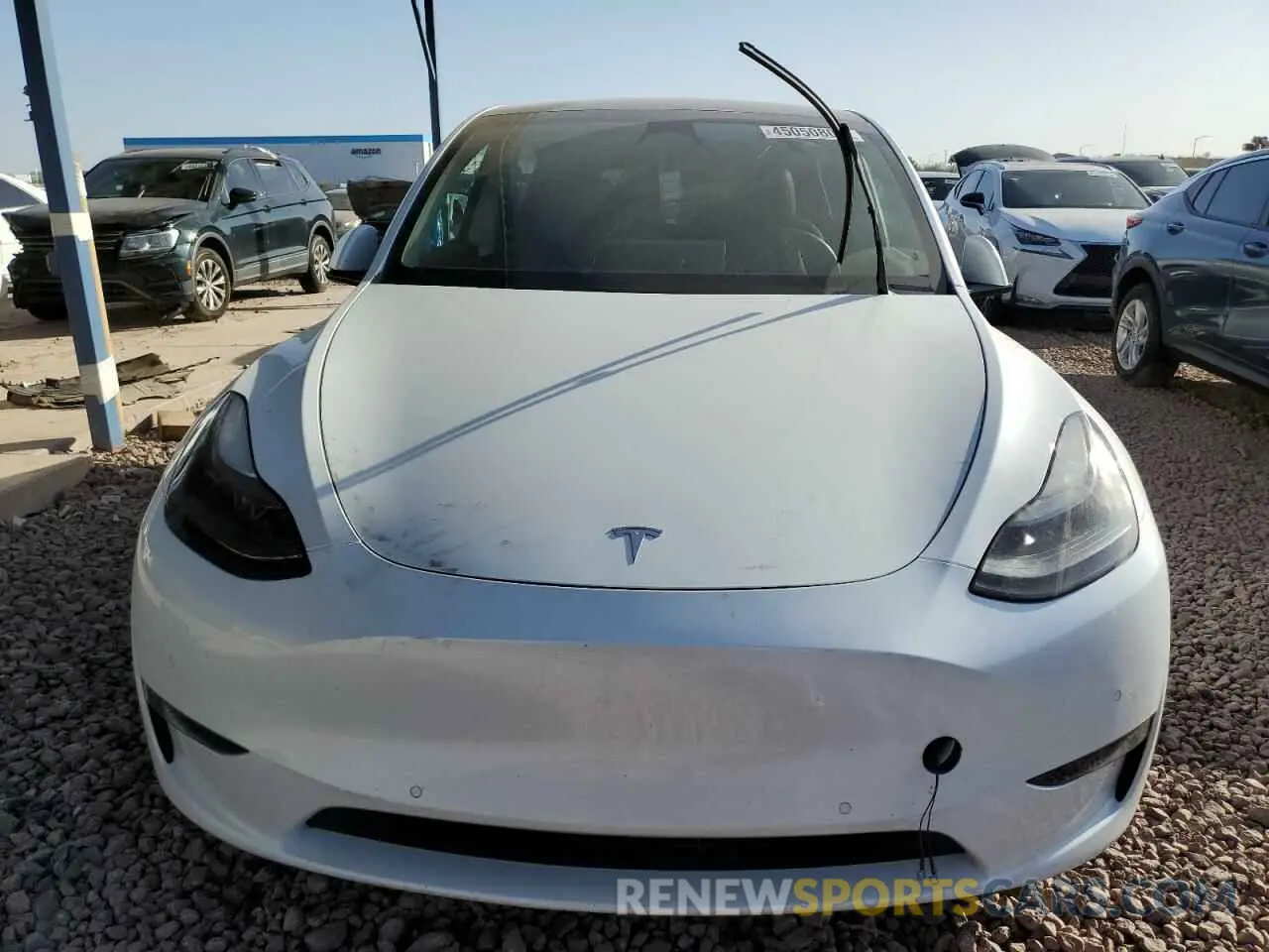 5 fotografías del automóvil dañado 7SAYGDEF7NF337571 TESLA MODEL Y 2022