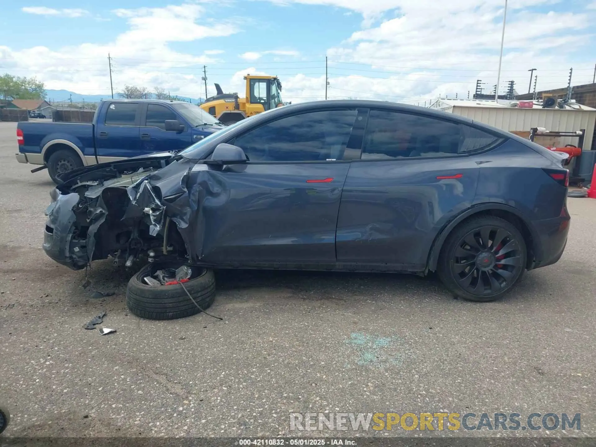 13 fotografías del automóvil dañado 7SAYGDEF7NF405769 TESLA MODEL Y 2022