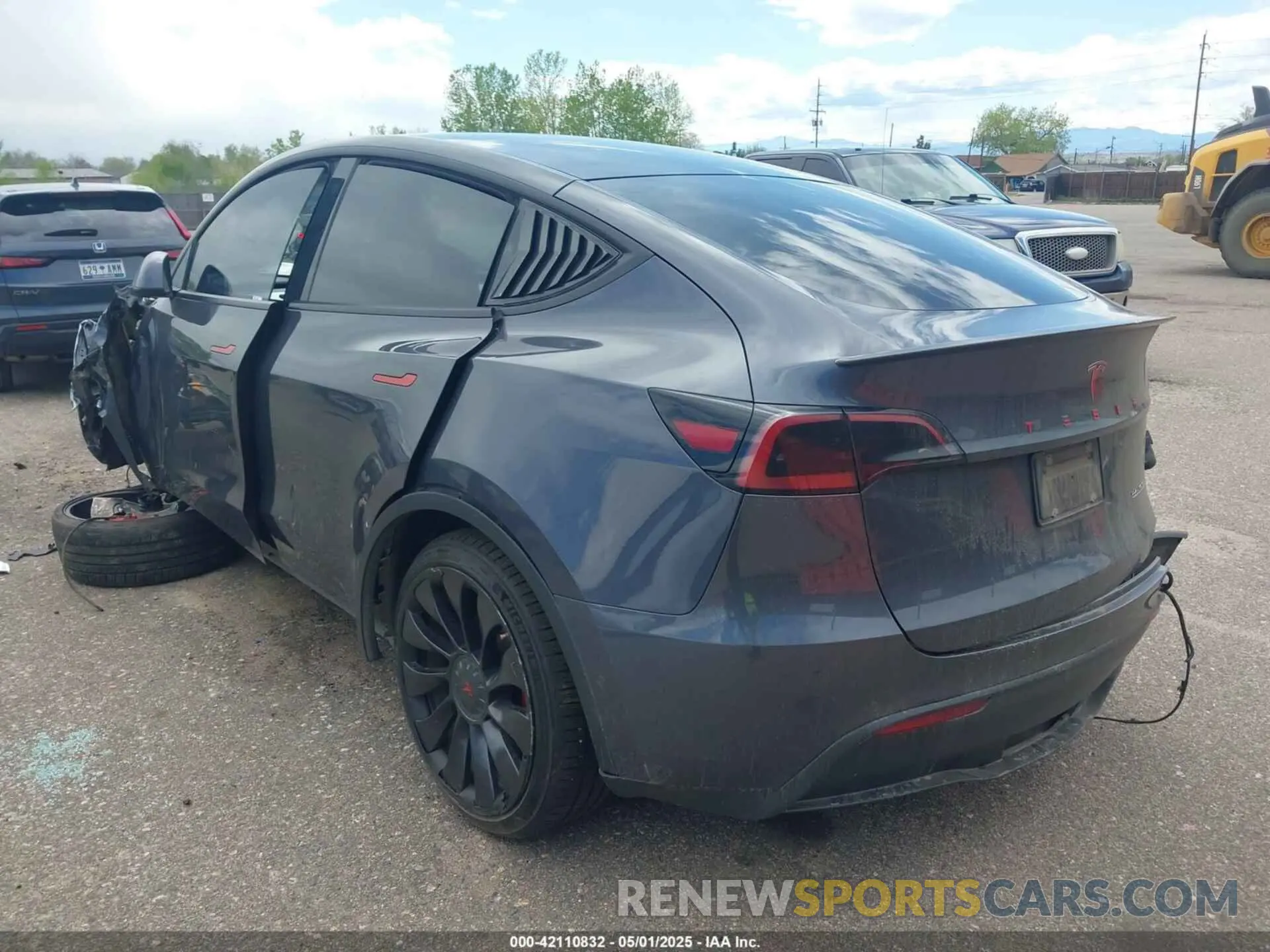 3 fotografías del automóvil dañado 7SAYGDEF7NF405769 TESLA MODEL Y 2022