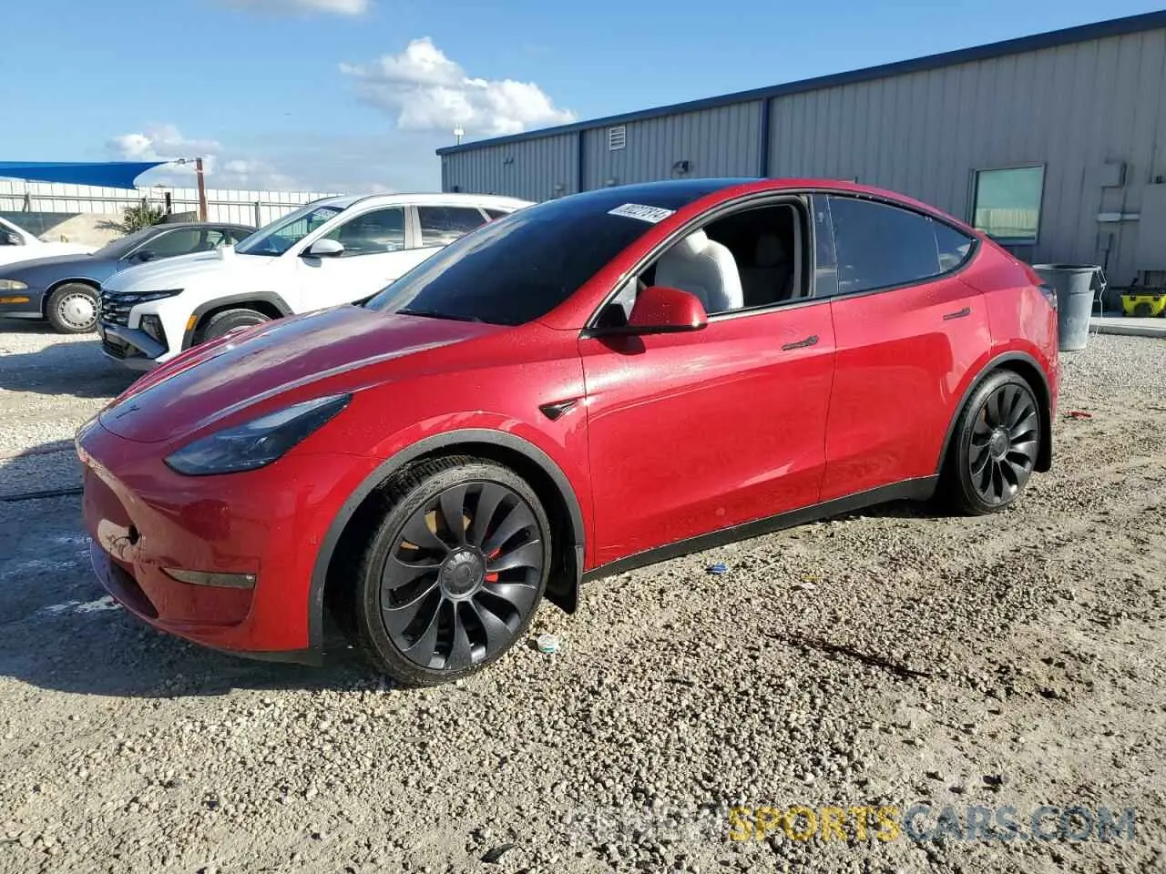 1 fotografías del automóvil dañado 7SAYGDEF7NF416027 TESLA MODEL Y 2022