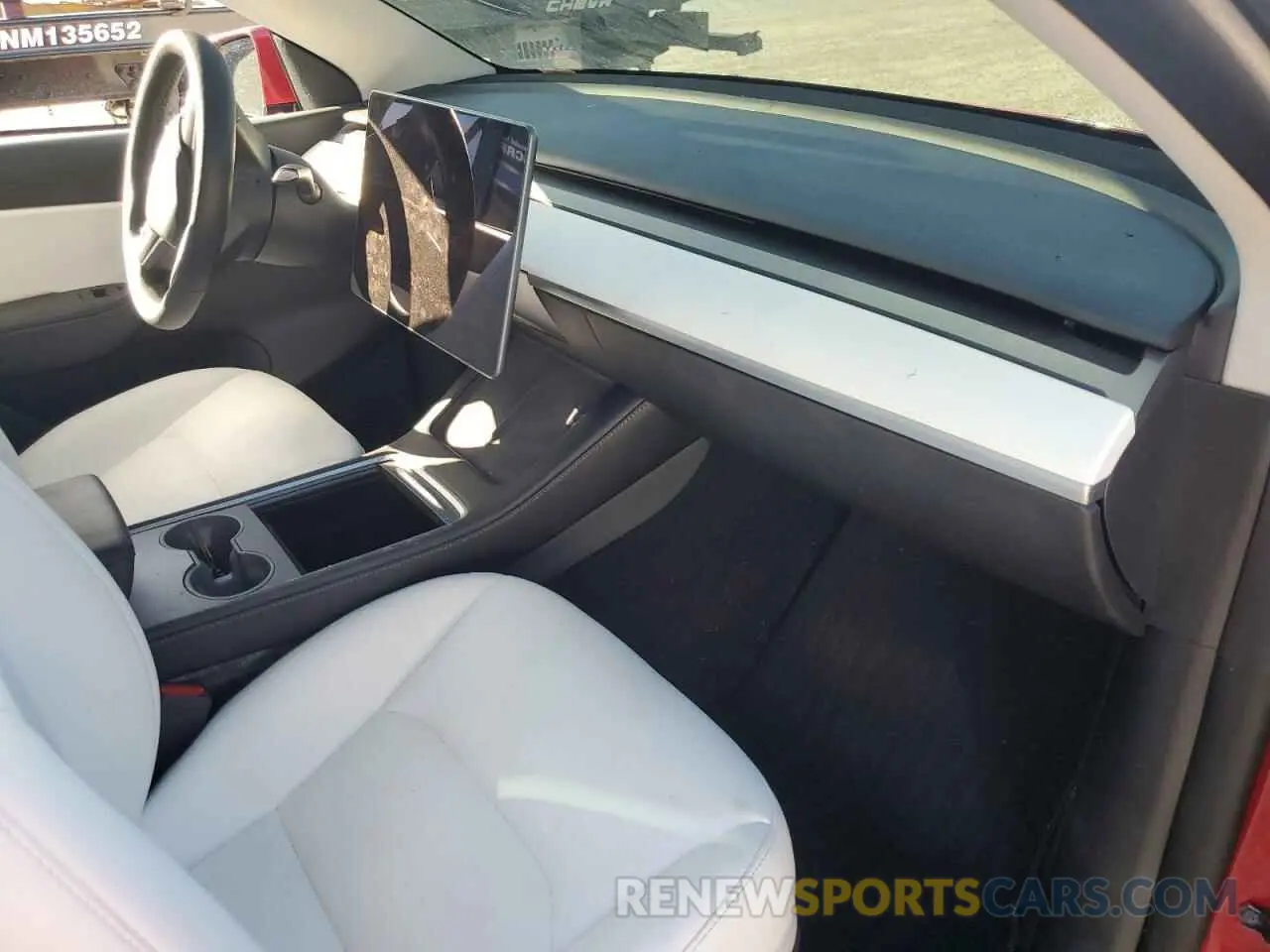 8 fotografías del automóvil dañado 7SAYGDEF7NF416027 TESLA MODEL Y 2022