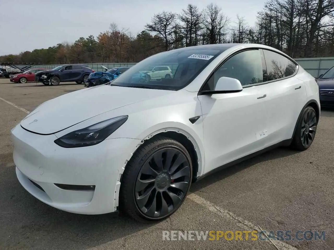 1 fotografías del automóvil dañado 7SAYGDEF7NF465731 TESLA MODEL Y 2022