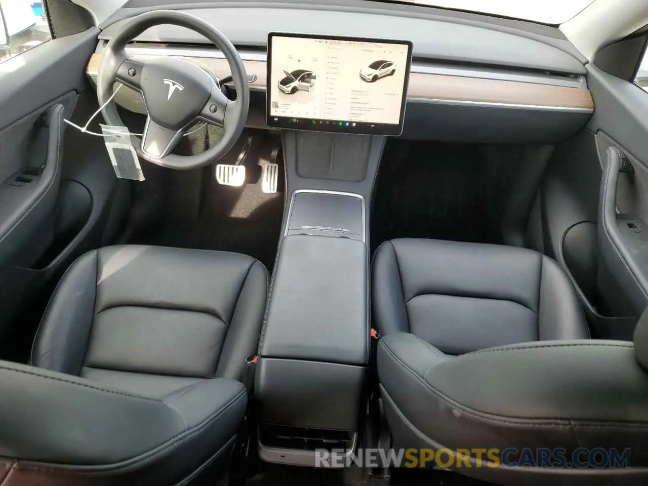 8 fotografías del automóvil dañado 7SAYGDEF7NF465731 TESLA MODEL Y 2022
