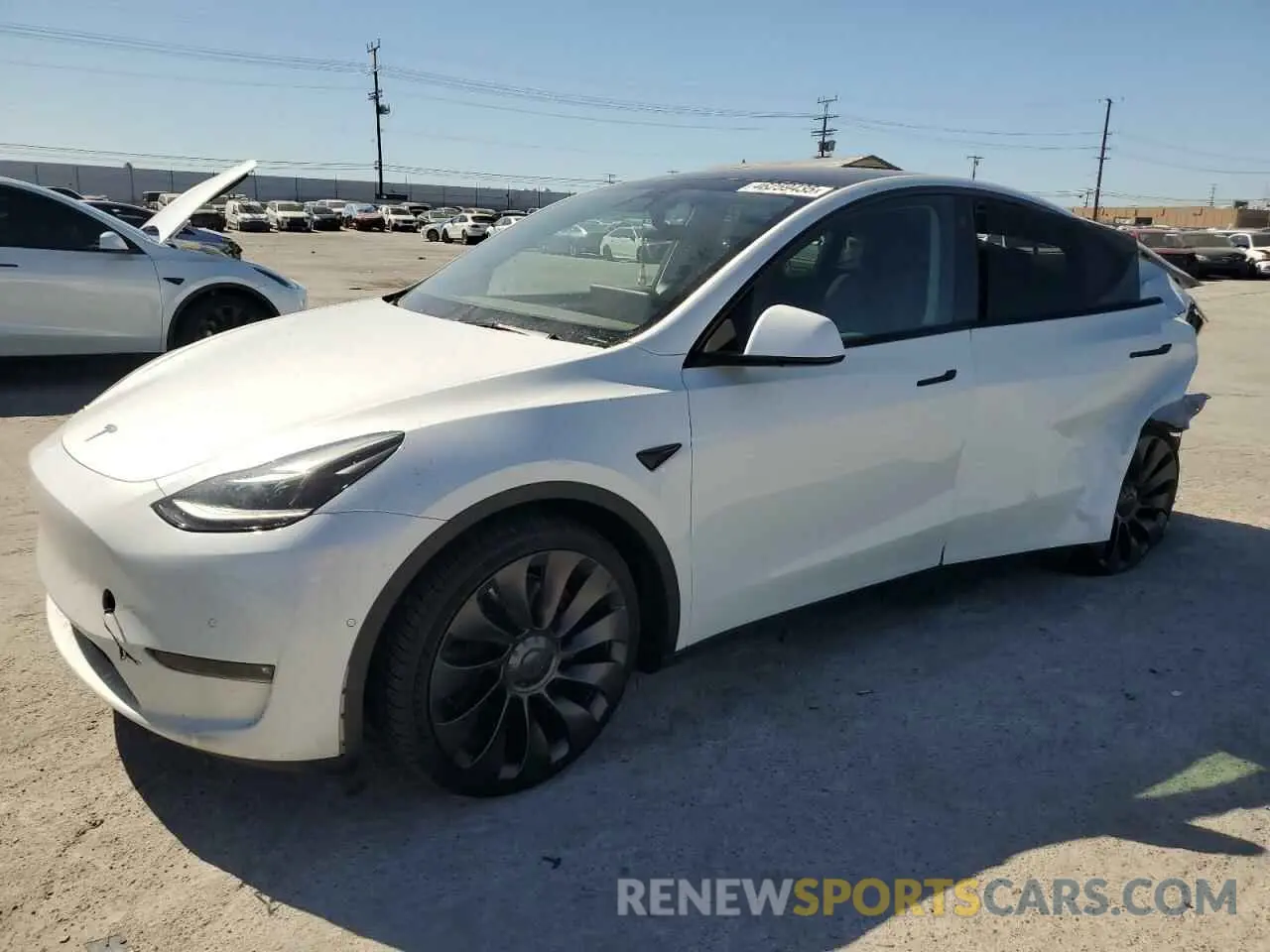 1 fotografías del automóvil dañado 7SAYGDEF7NF552867 TESLA MODEL Y 2022