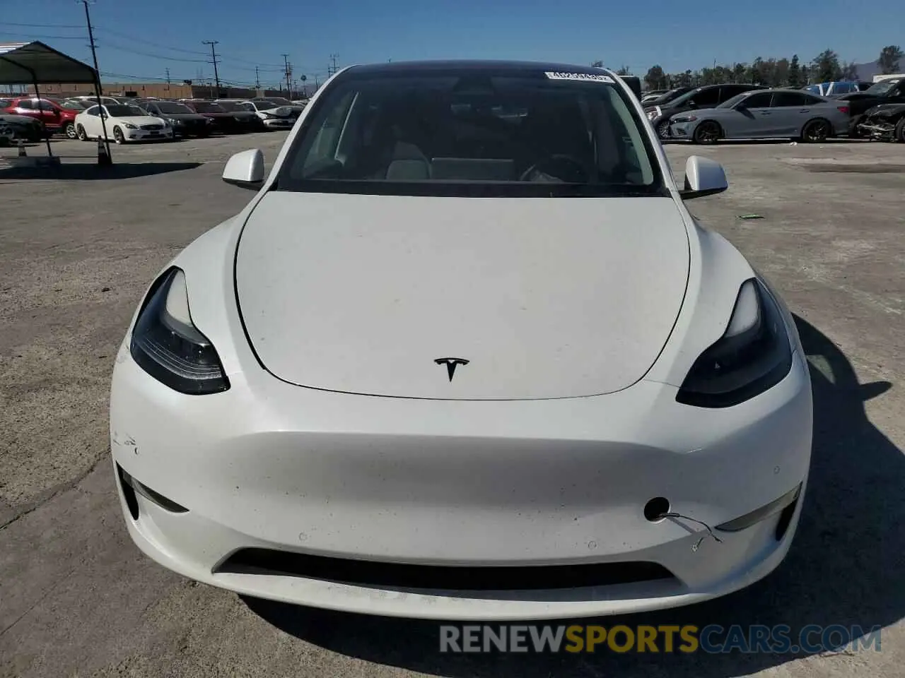 5 fotografías del automóvil dañado 7SAYGDEF7NF552867 TESLA MODEL Y 2022