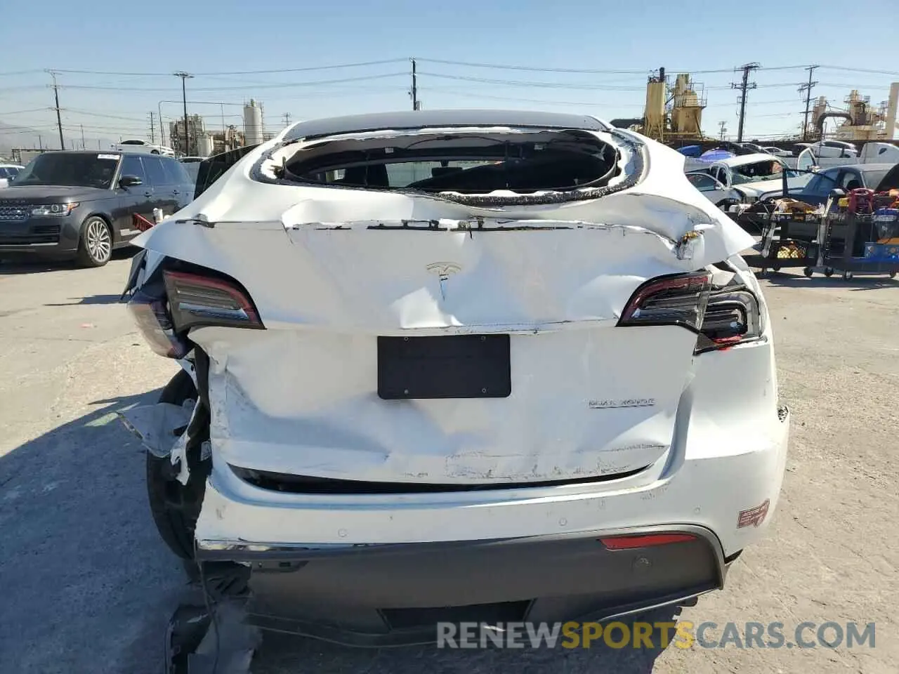 6 fotografías del automóvil dañado 7SAYGDEF7NF552867 TESLA MODEL Y 2022