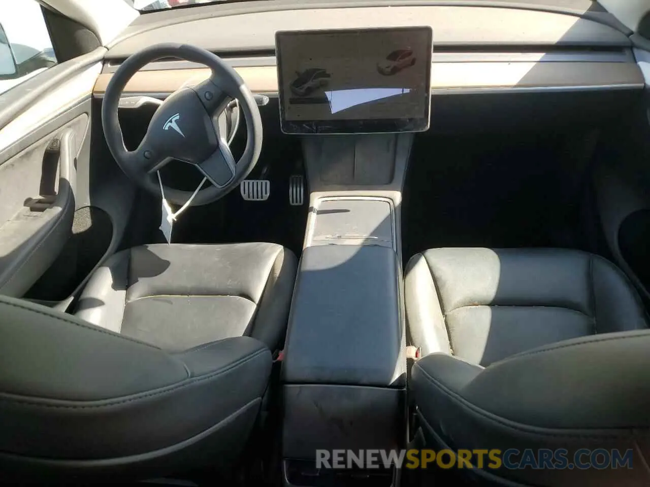 8 fotografías del automóvil dañado 7SAYGDEF7NF552867 TESLA MODEL Y 2022