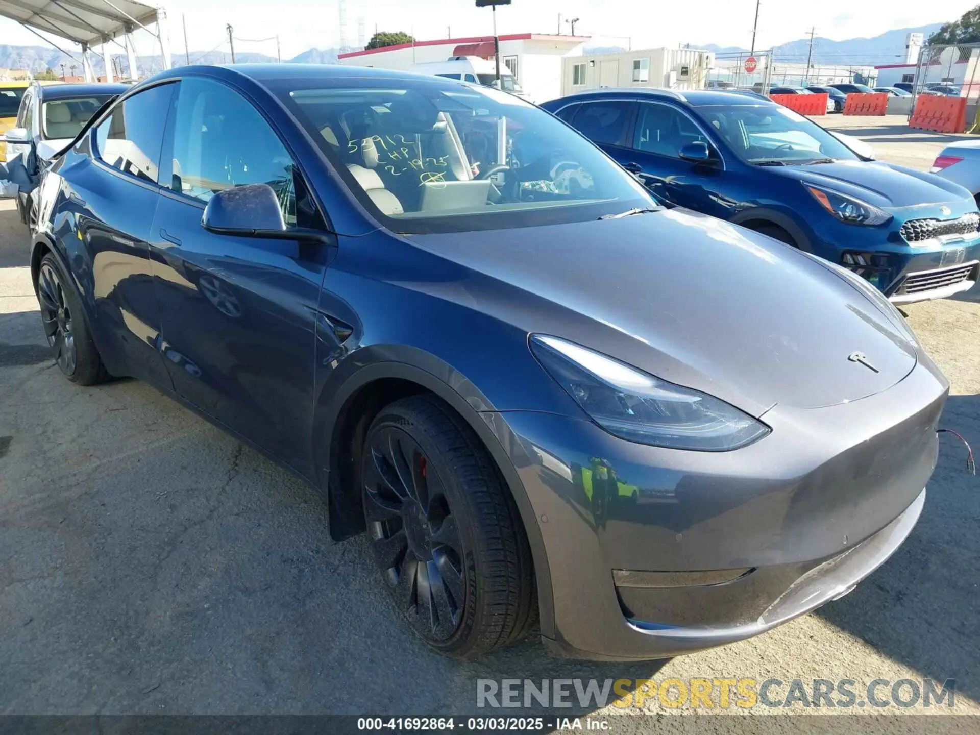 1 fotografías del automóvil dañado 7SAYGDEF7NF562895 TESLA MODEL Y 2022