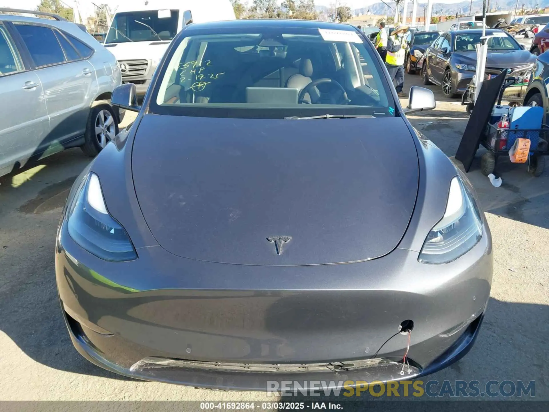 11 fotografías del automóvil dañado 7SAYGDEF7NF562895 TESLA MODEL Y 2022