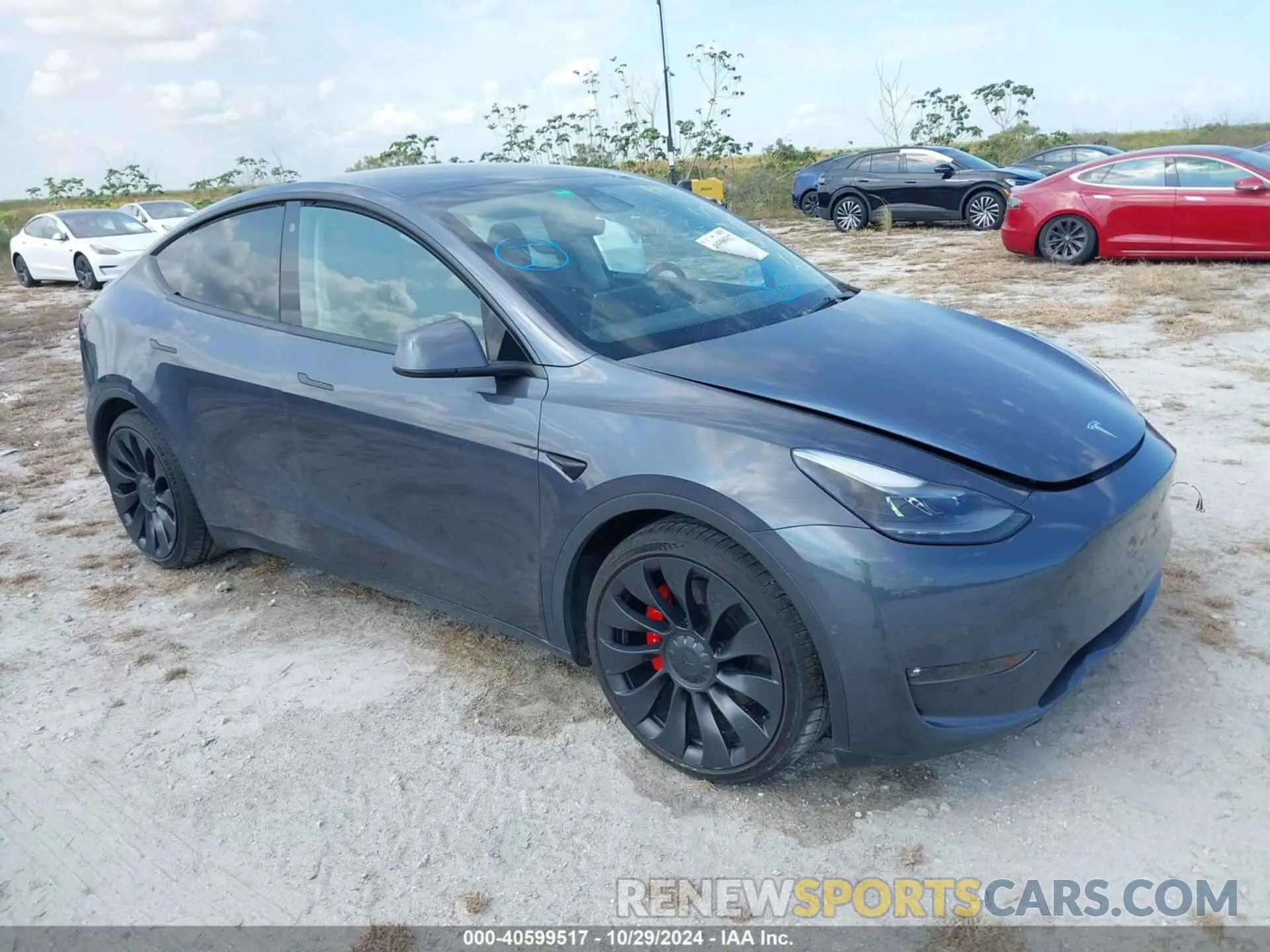 1 fotografías del automóvil dañado 7SAYGDEF8NF375505 TESLA MODEL Y 2022