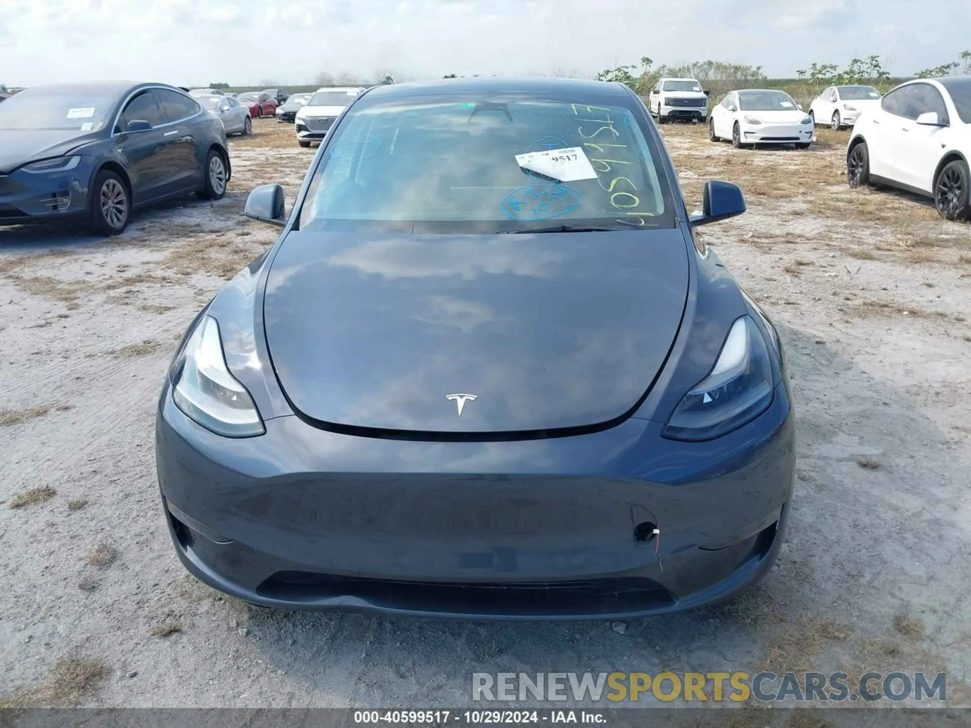 12 fotografías del automóvil dañado 7SAYGDEF8NF375505 TESLA MODEL Y 2022