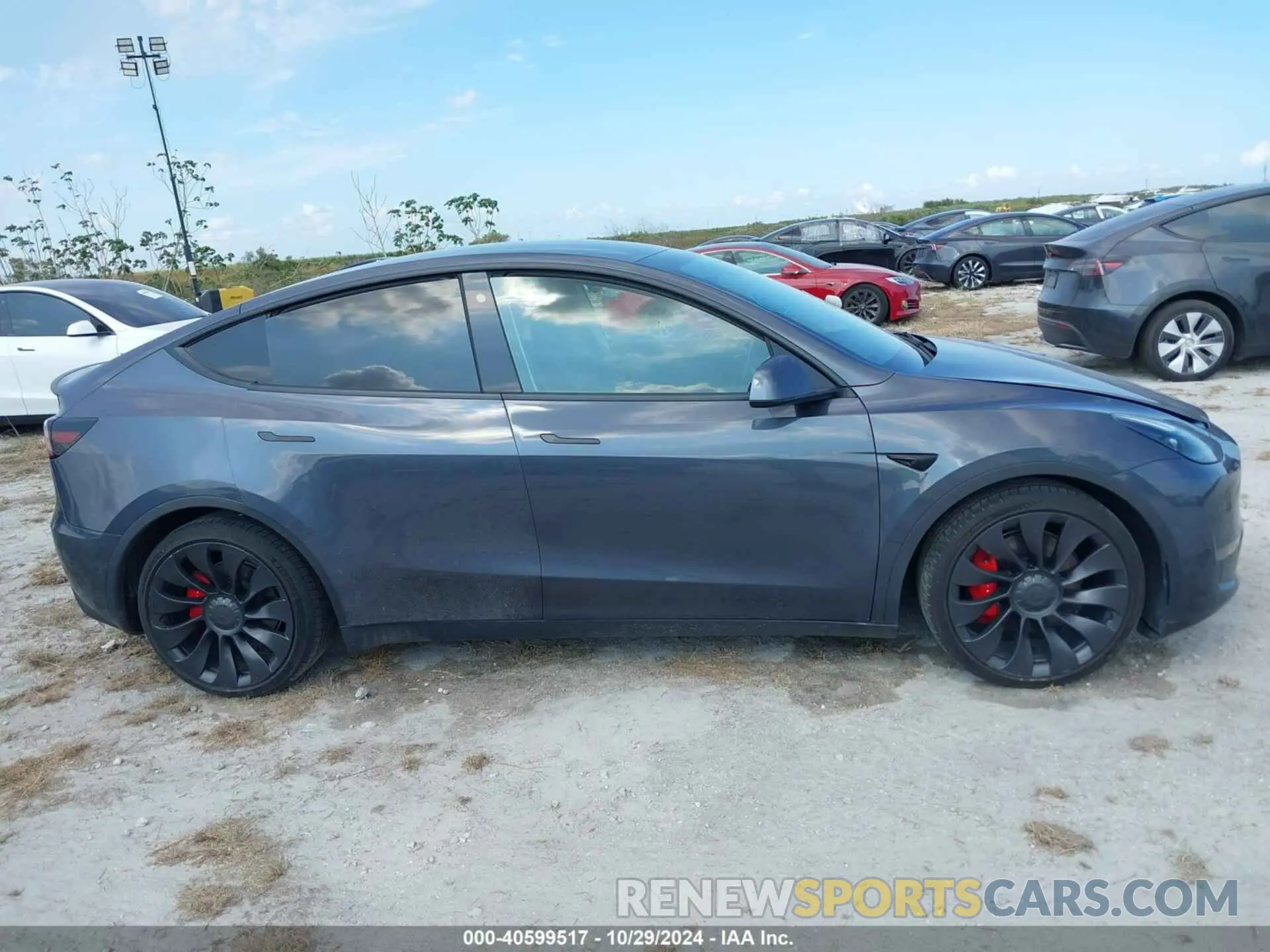 13 fotografías del automóvil dañado 7SAYGDEF8NF375505 TESLA MODEL Y 2022