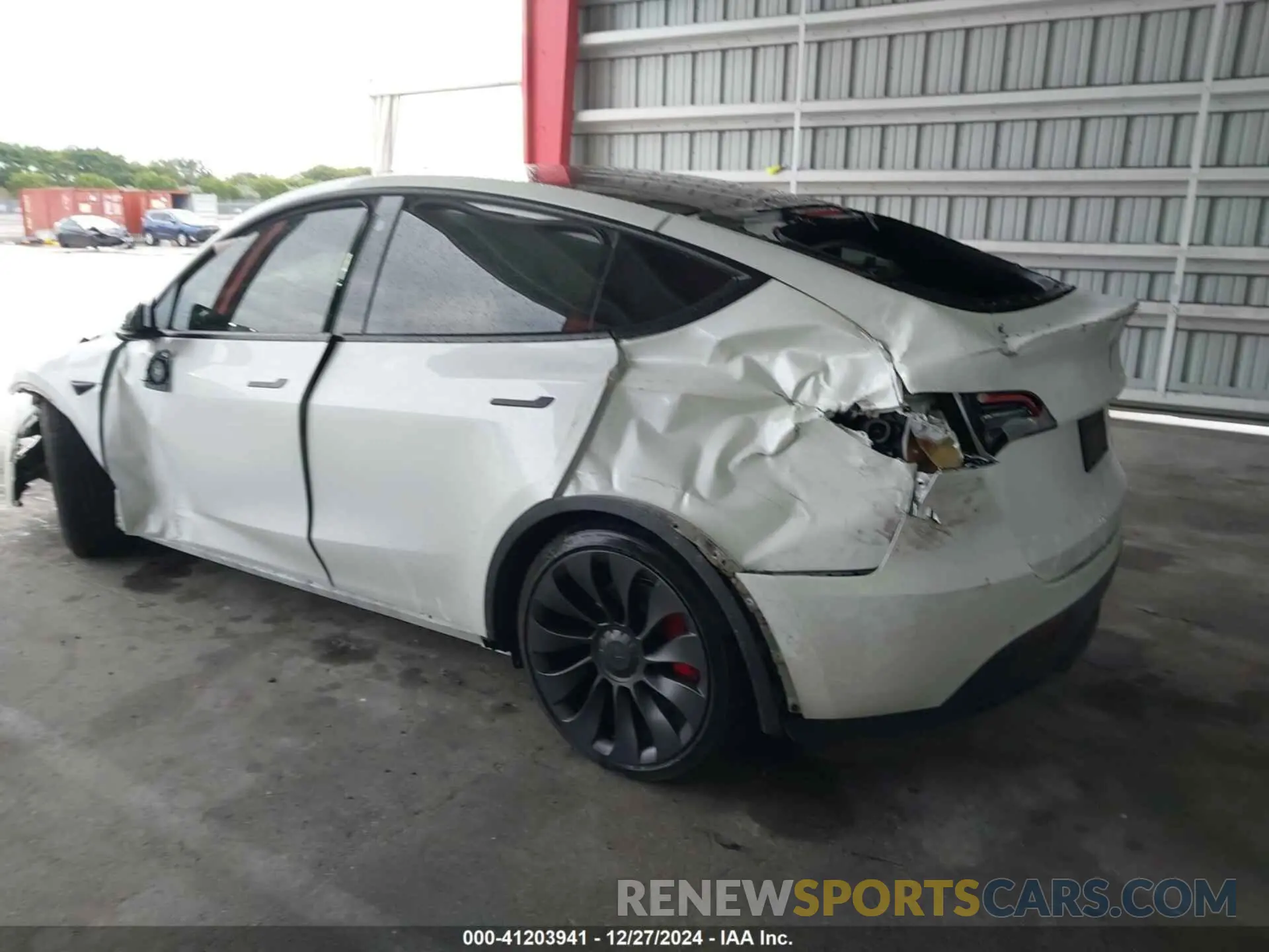 3 fotografías del automóvil dañado 7SAYGDEF8NF377786 TESLA MODEL Y 2022