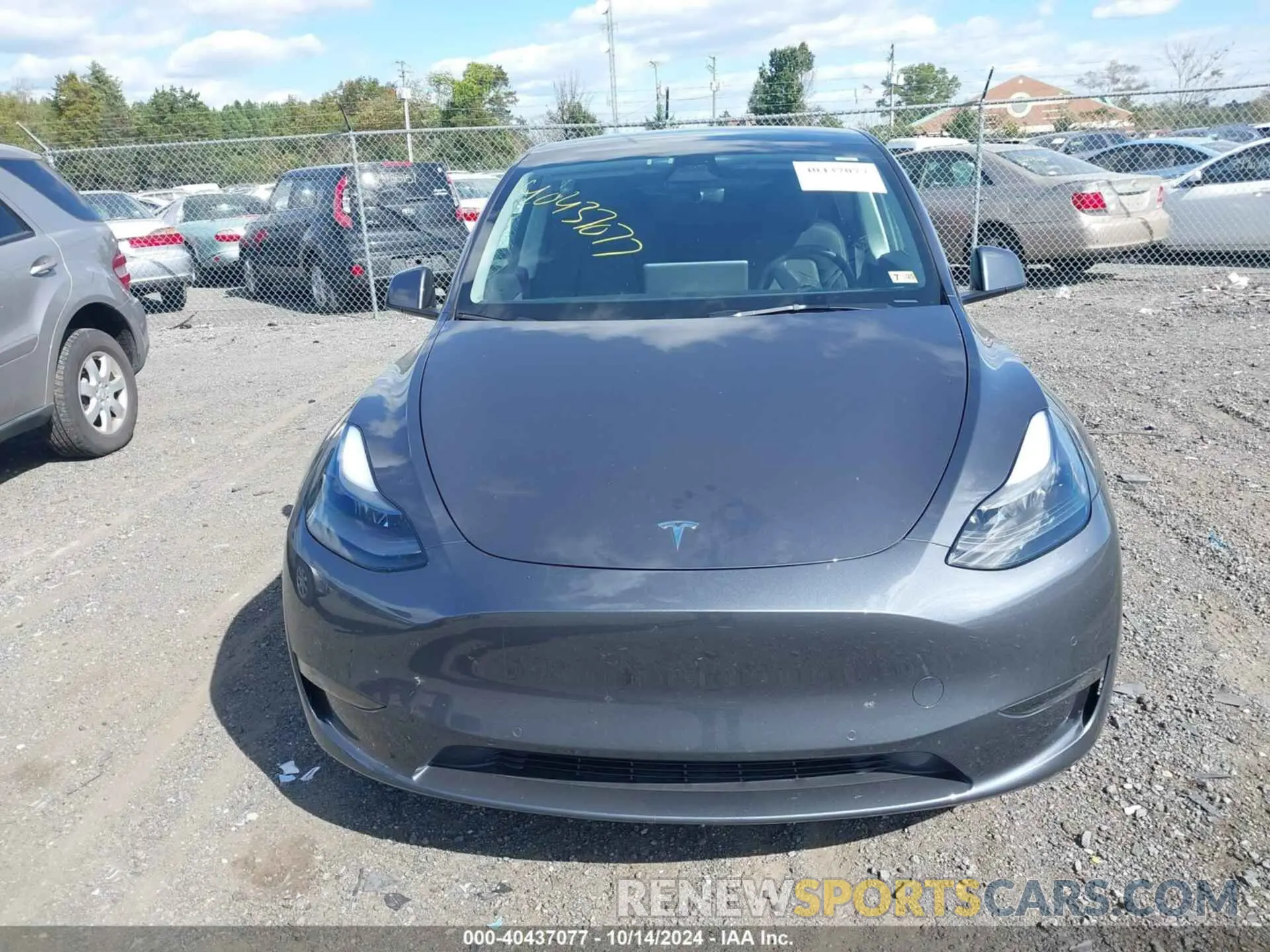 12 fotografías del automóvil dañado 7SAYGDEF8NF467407 TESLA MODEL Y 2022
