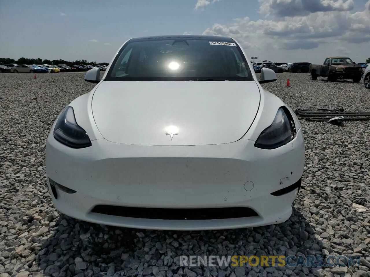 5 fotografías del automóvil dañado 7SAYGDEF8NF469285 TESLA MODEL Y 2022
