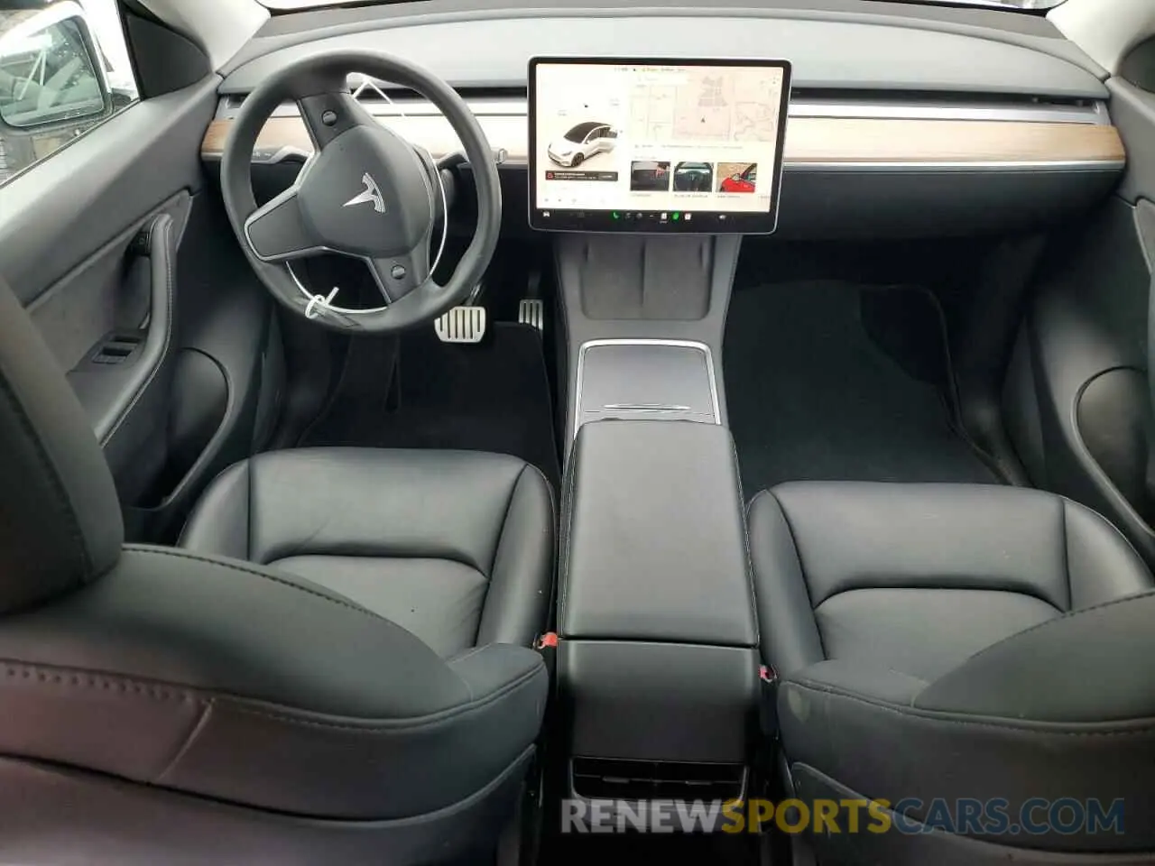 8 fotografías del automóvil dañado 7SAYGDEF8NF469285 TESLA MODEL Y 2022