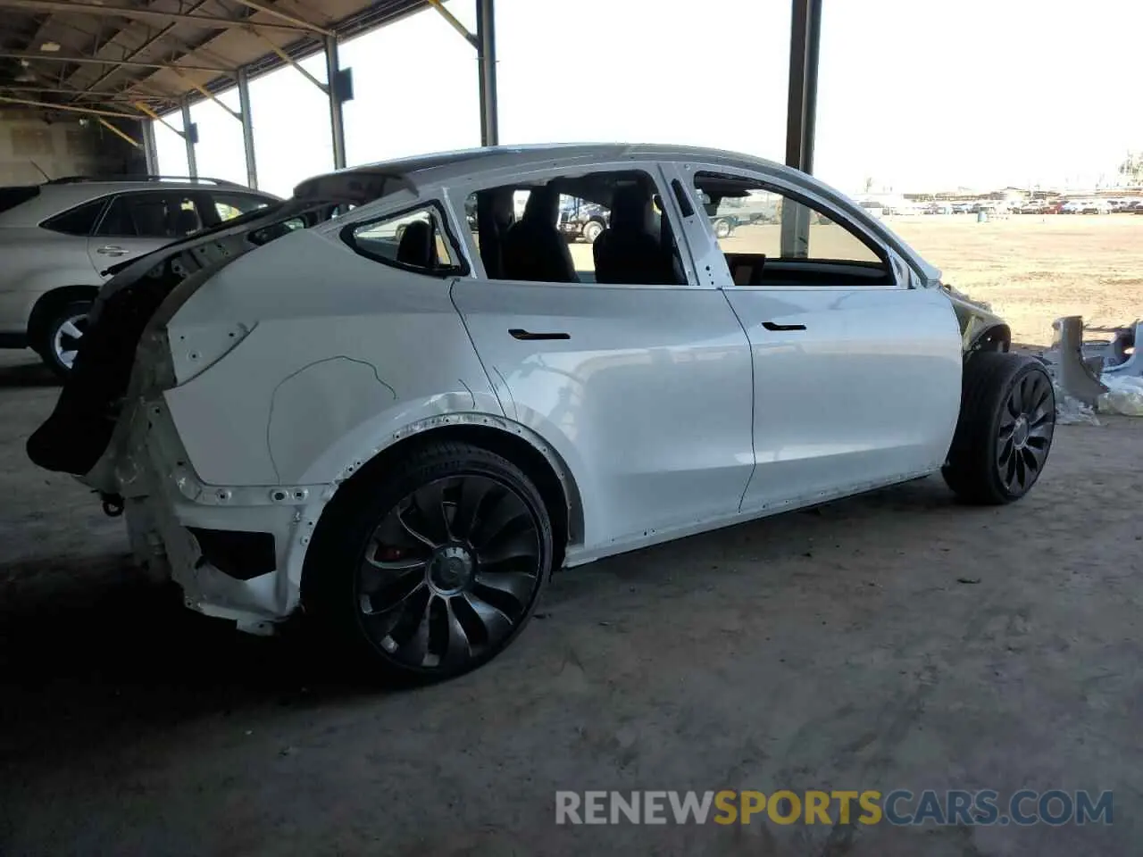 3 fotografías del automóvil dañado 7SAYGDEF8NF489908 TESLA MODEL Y 2022