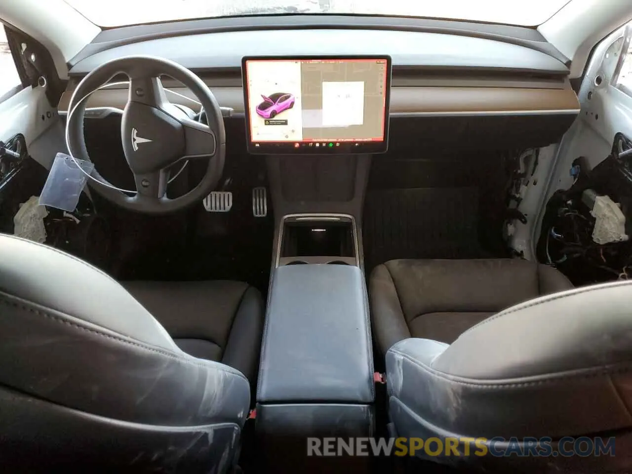 8 fotografías del automóvil dañado 7SAYGDEF8NF489908 TESLA MODEL Y 2022
