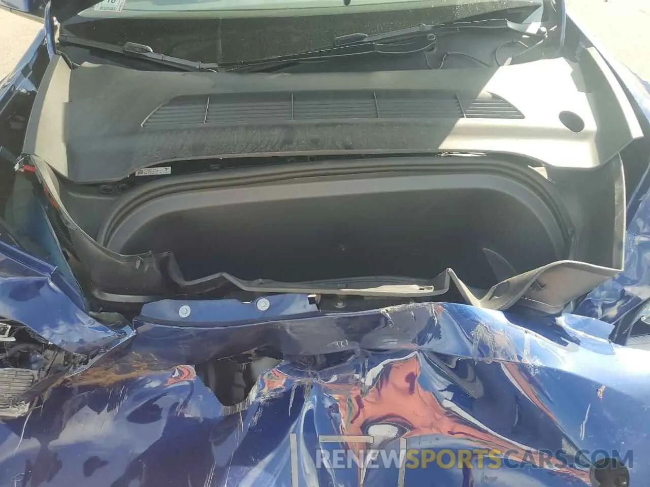 11 fotografías del automóvil dañado 7SAYGDEF8NF570116 TESLA MODEL Y 2022